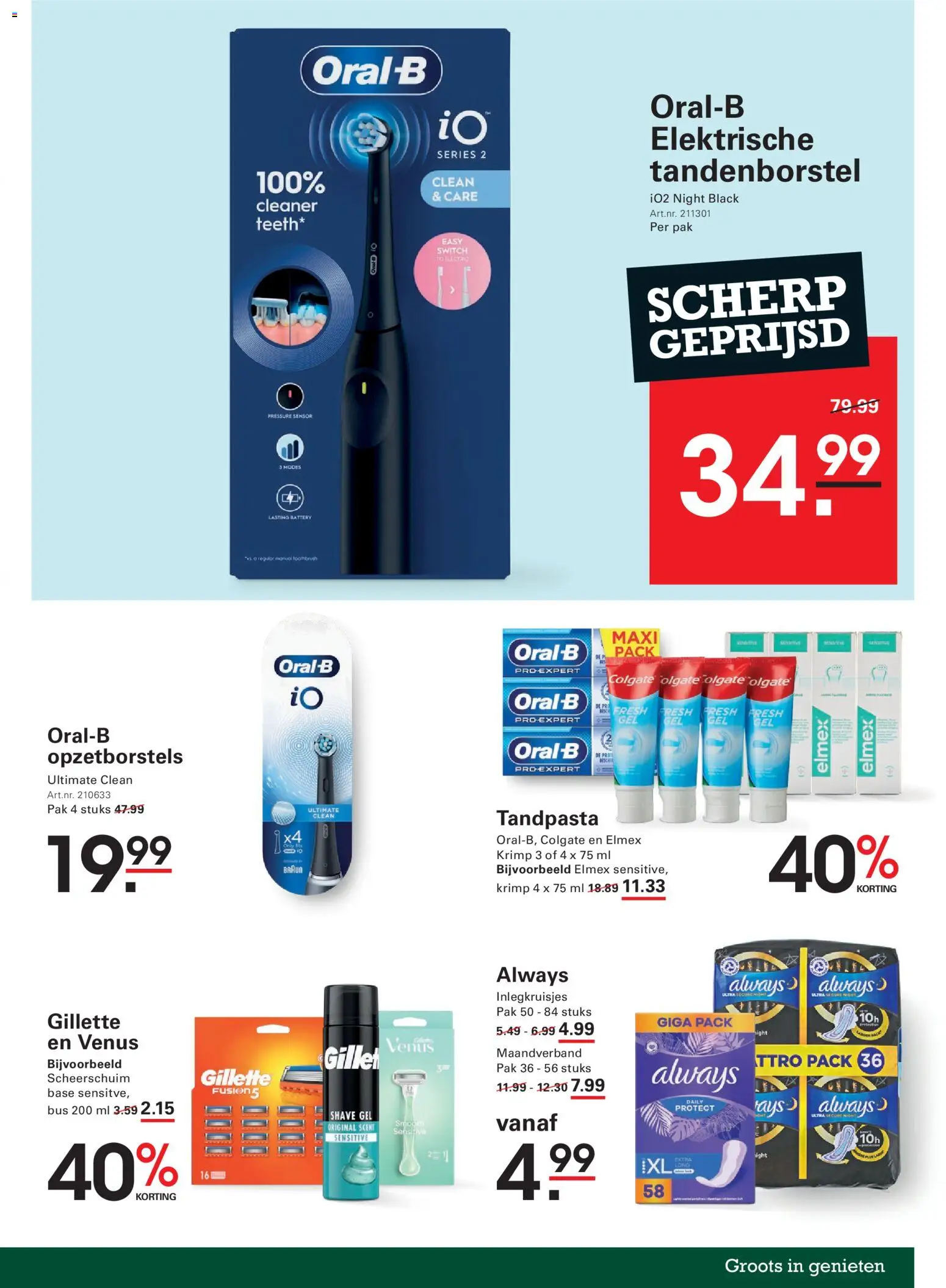 {H1} | Pagina: 77 | Producten: Tandpasta, Tandenborstel, Gel, Scheerschuim