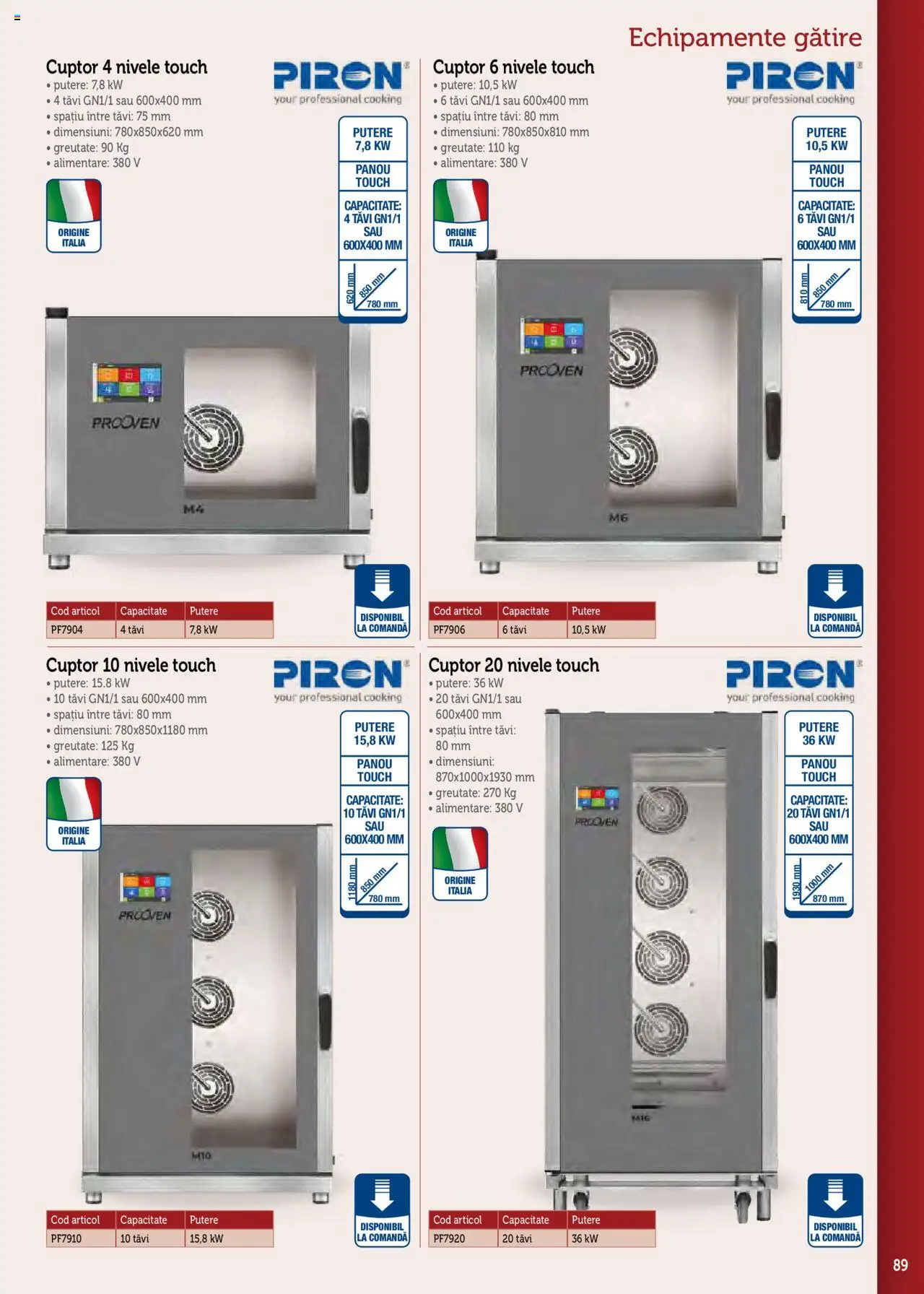 Noul catalog Metro – valabil de la 17.09.2025 | Pagină: 89 | Produse: Cuptor