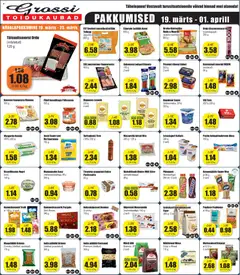 Grossi Toidukaubad kliendilehe eelvaade alates 19.03.2026