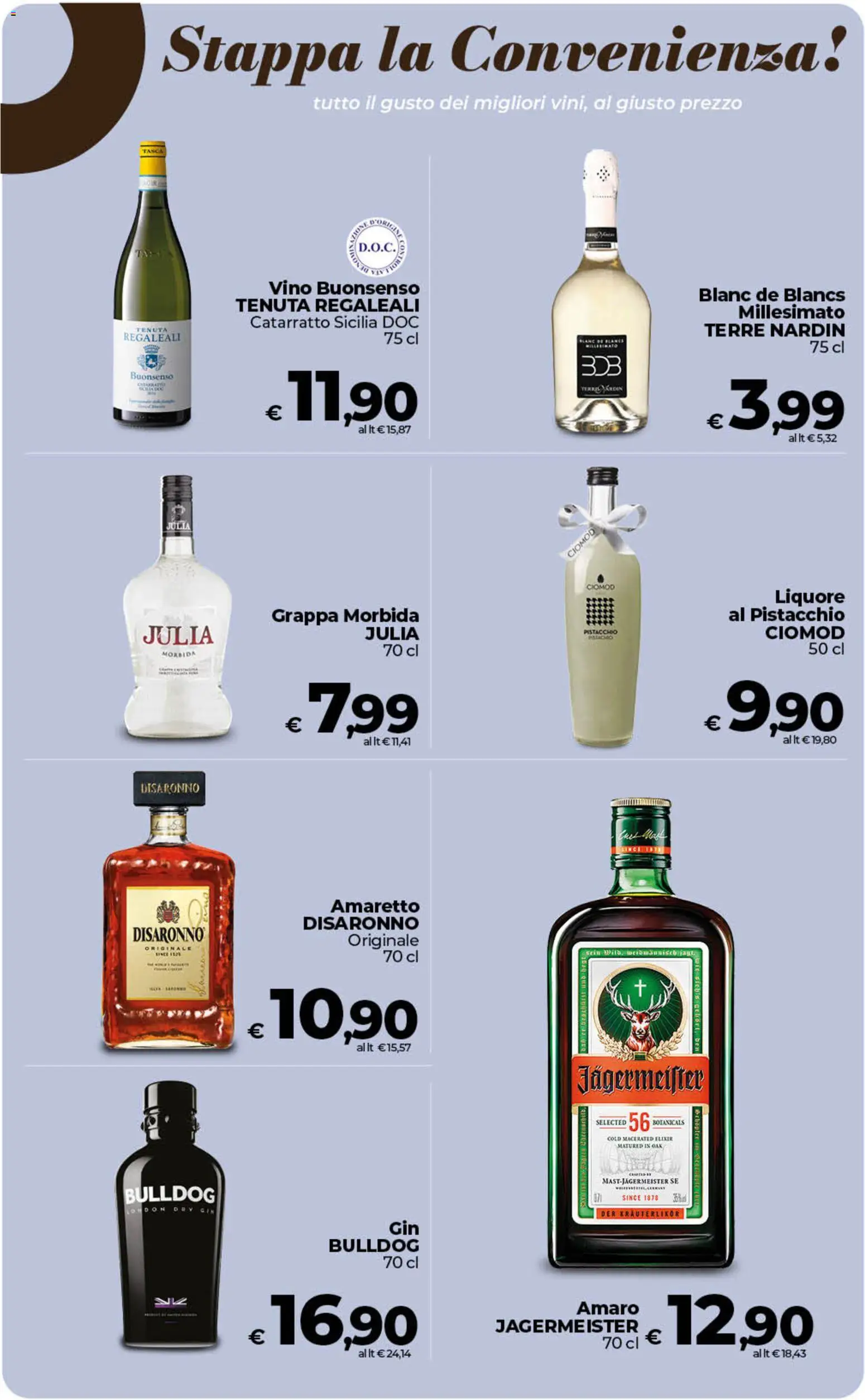 Volantino COOP del 06.03.2026 | Pagina: 34 | Prodotti: Gin, Vino, Liquore, Grappa