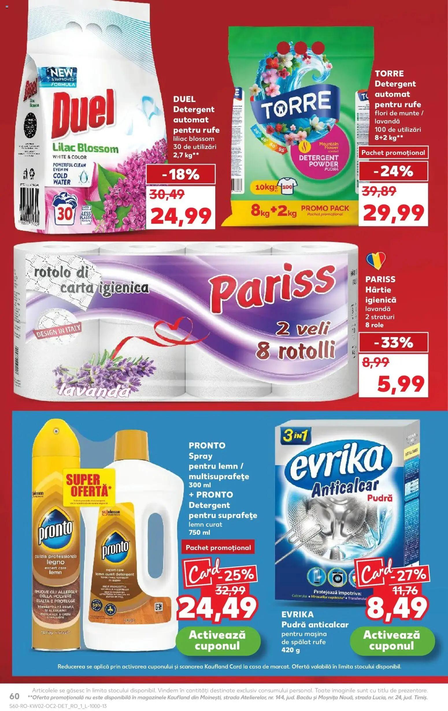 Noul catalog Kaufland – valabil de la 07.01.2026 | Pagină: 60 | Produse: Pomelo, Kedi Ödül Oyuncakları, Role, Pudră