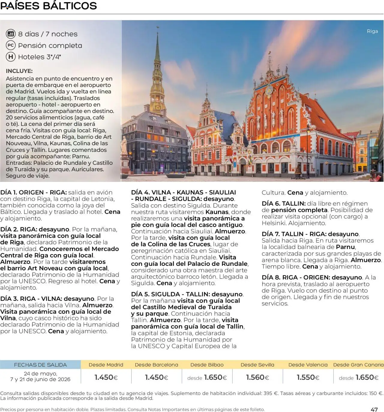 Viajes El Corte Inglés - Club de Vacaciones - Vacaciones Económicas Personalizado │ válido desde el 01.09.2025 | Página: 47 | Productos: Café