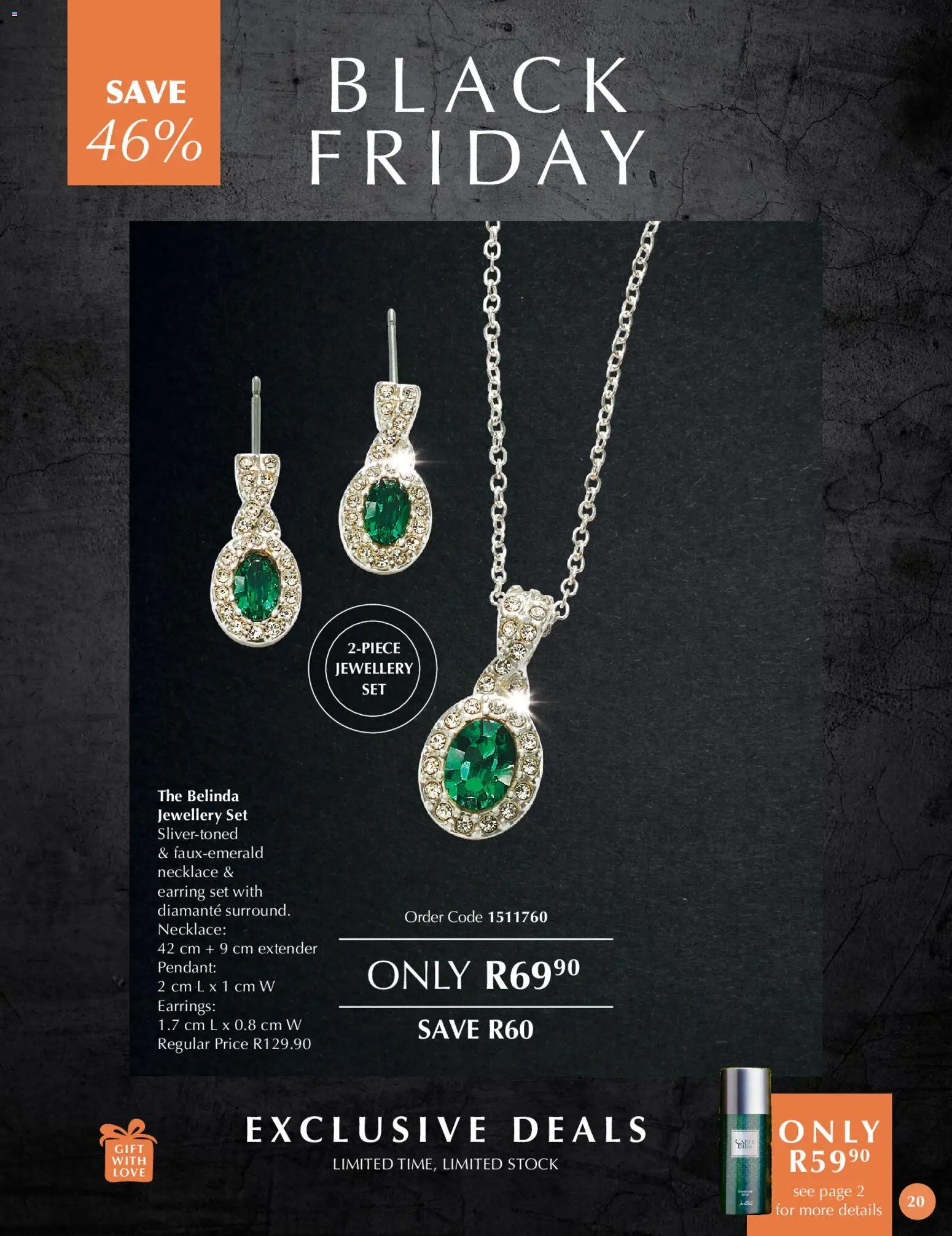 New Justine catalogue – valid from 21.11.2025 | Page: 20 | Products: Earrings, Stock