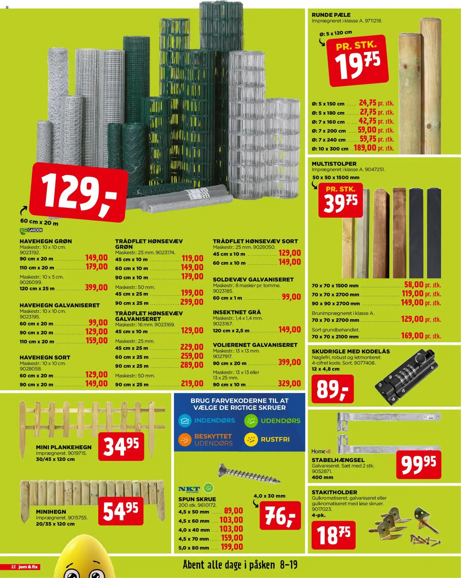 Jem & fix tilbudsavis – gyldig fra 29.03.2026 | Side: 22 | Produkter: Skrue