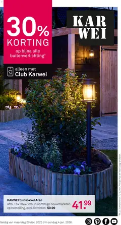 KARWEI - Folder - Voorbeeld van een folder van KARWEI, geldig van 29.12.2025