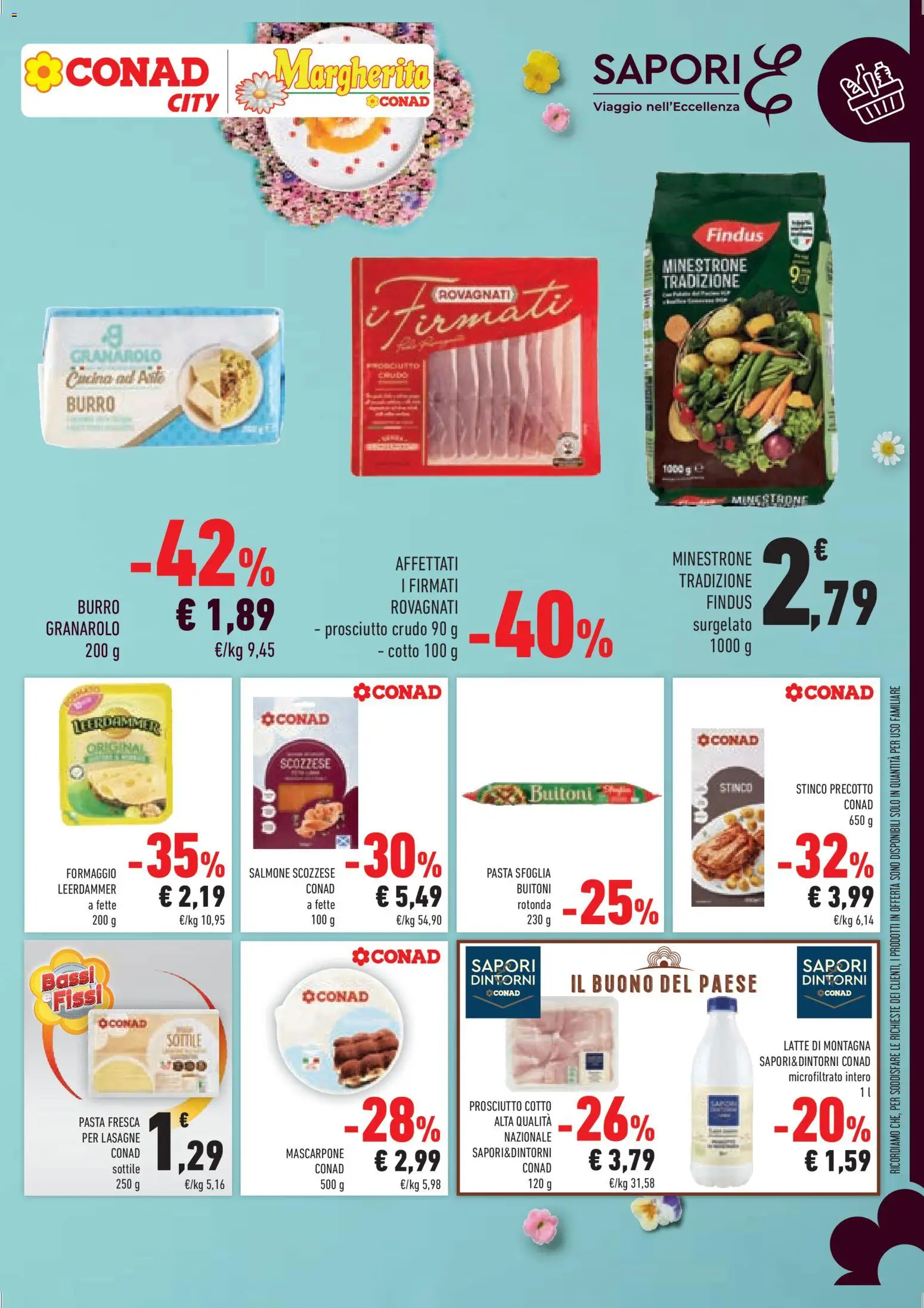 Volantino Conad del 25.03.2026 | Pagina: 13 | Prodotti: Prosciutto Crudo, Prosciutto Cotto, Pasta sfoglia, Prosciutto