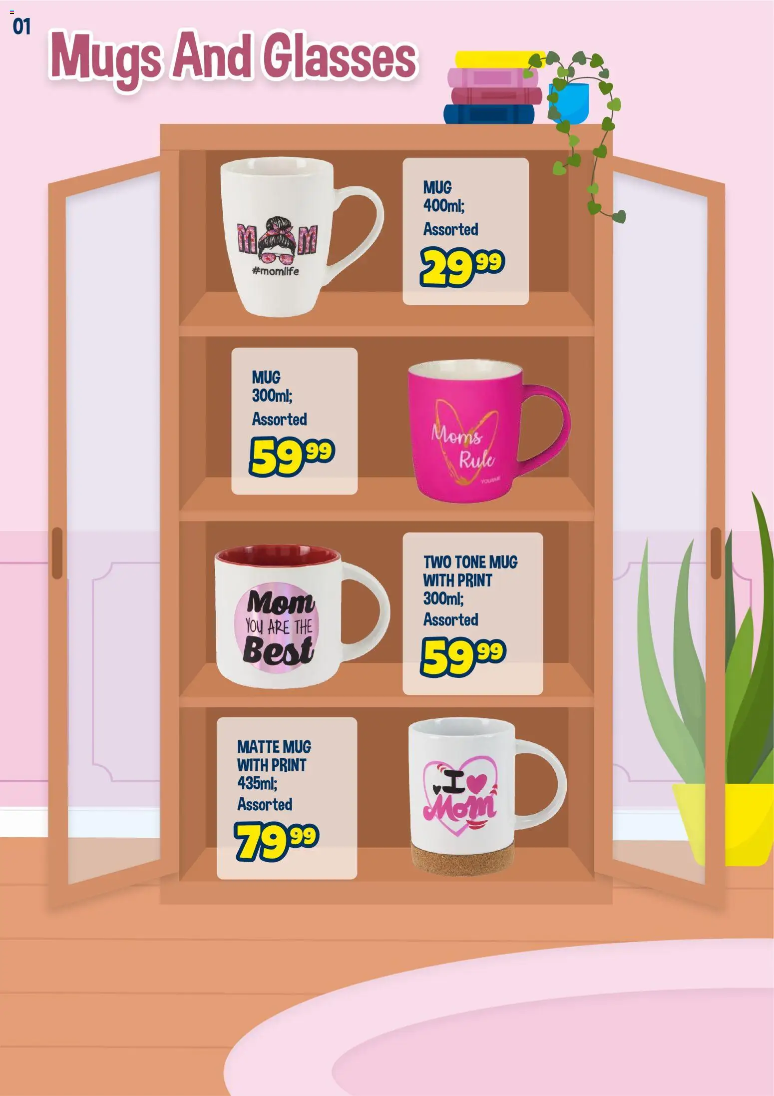 New Crazy Store catalogue – valid from 23.04.2026 | Page: 2 | Products: Glasses, Mug