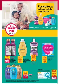 Mercator katalog akcije – veljaven od 11.02.2026 | Stran: 13 | Izdelki: Tamponi, Kos, Voda, Ščitniki