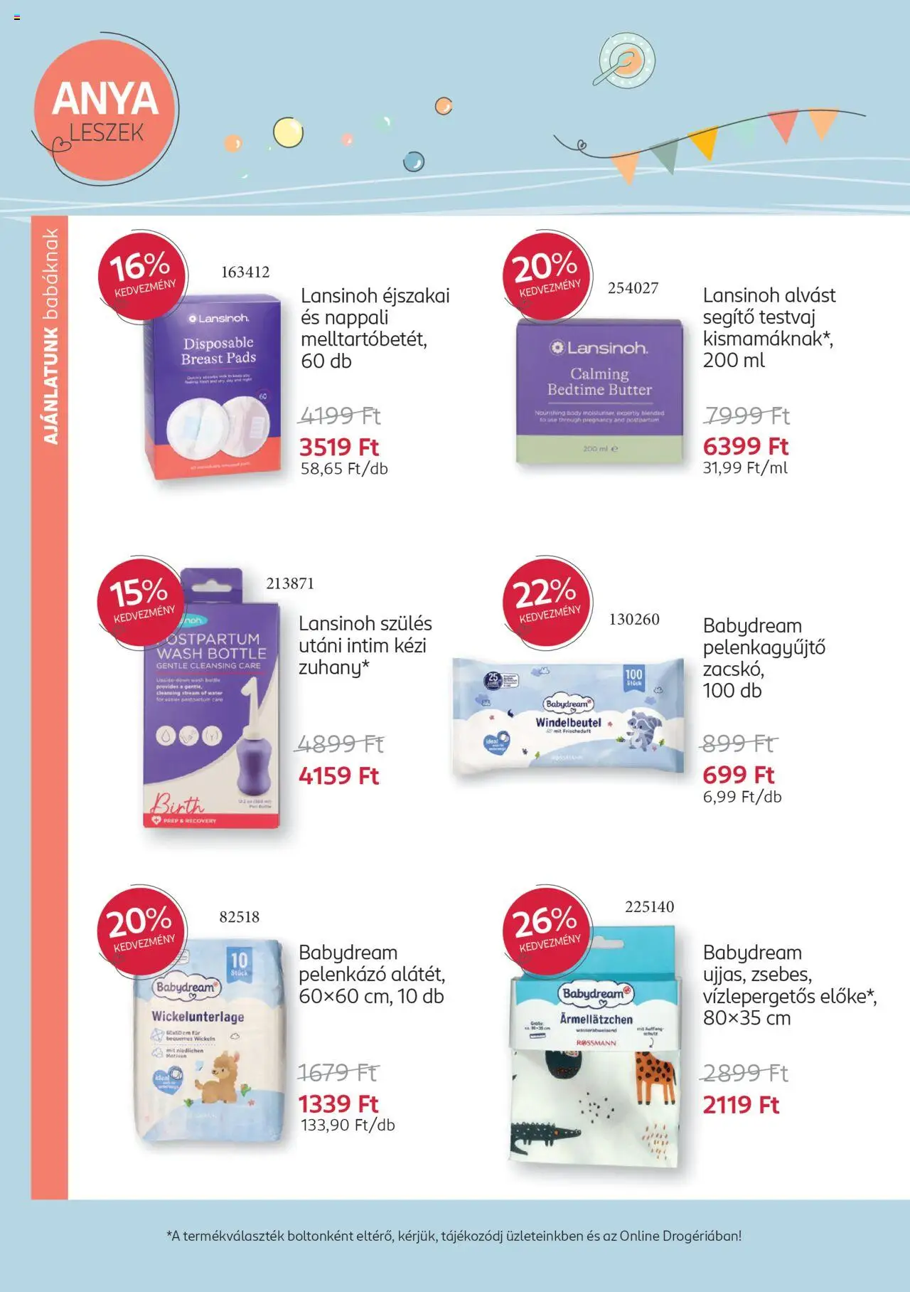 Rossmann akciós ujság - amely érvényes a következő dátumtól: 15.09.2025 | Oldal: 6 | Termékek: Body, Pelenkázó, Zuhany