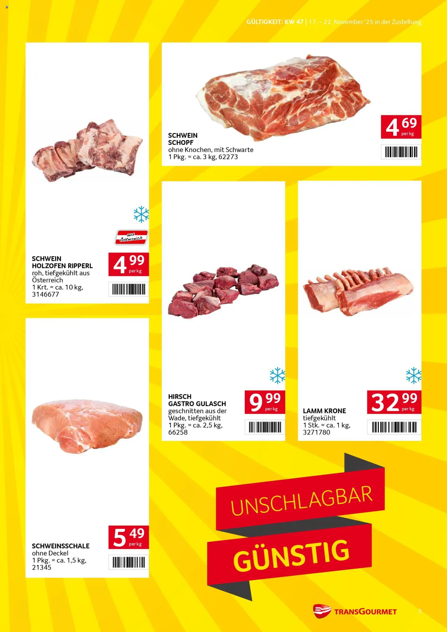 Transgourmet Zustellaktion gültig ab 17.11.2025 | Seite: 3