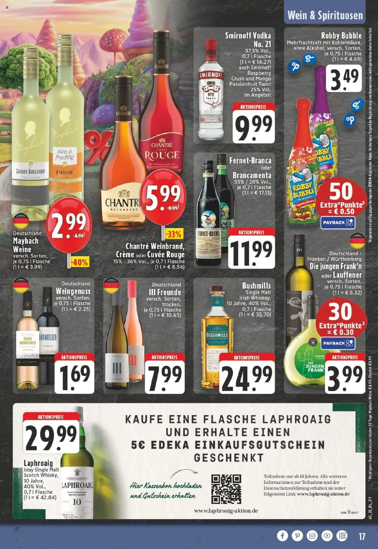 Edeka prospekt Kürten-Dürscheid	 – gültig ab 19.10.2025 | Seite: 17 | Produkte: Creme, Chantré, Mango, Whiskey