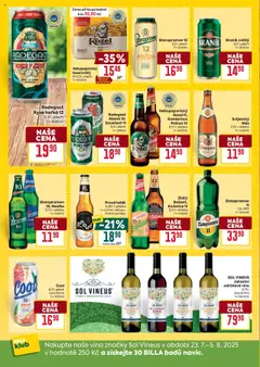 Billa Velký leták od 23.07.2025 | Strana: 26 | Produkty: Staropramen, Braník, Krušovice 12, Gambrinus