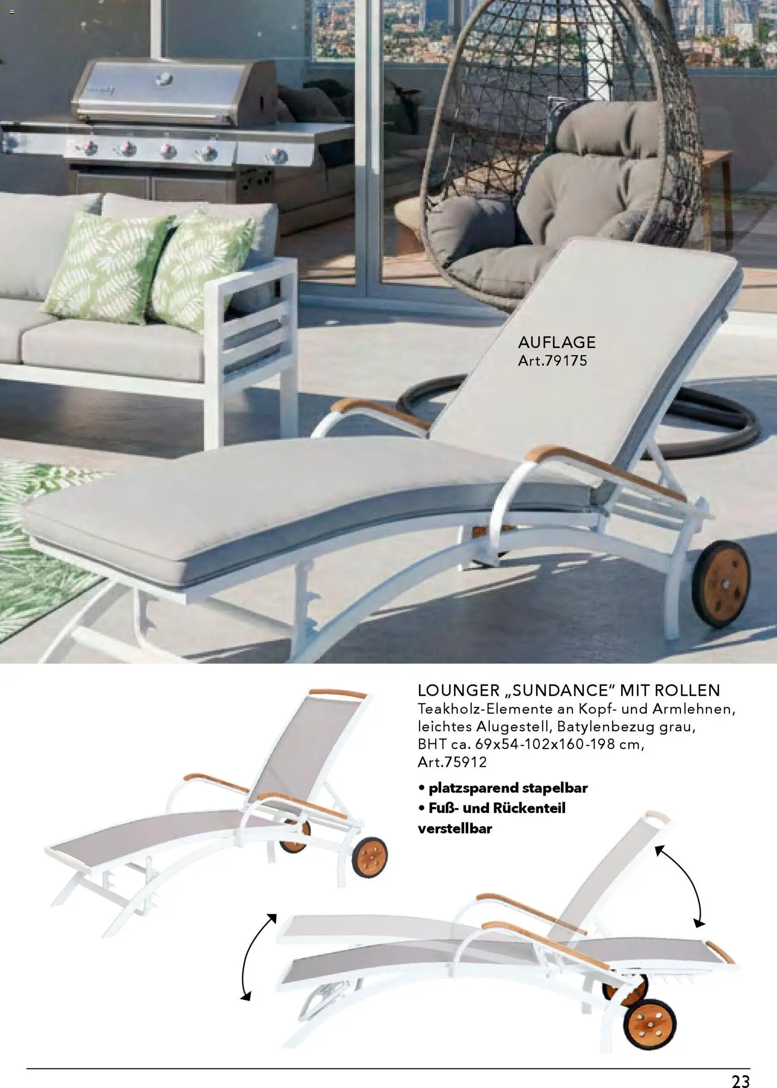 Rahaus Prospekt Gartenmöbel	 – gültig ab 26.02.2026 | Seite: 23