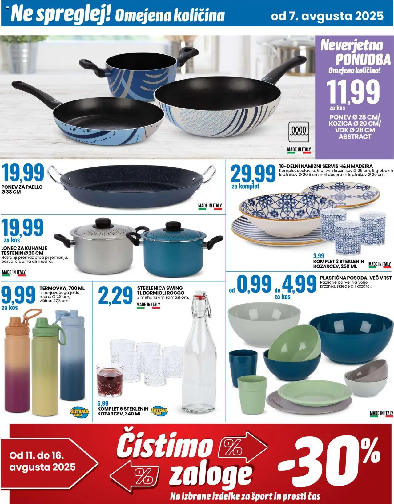 Eurospin katalog │ velja od 07.08.2025 | Stran: 19 | Izdelki: Steklenica, Kos, Barva