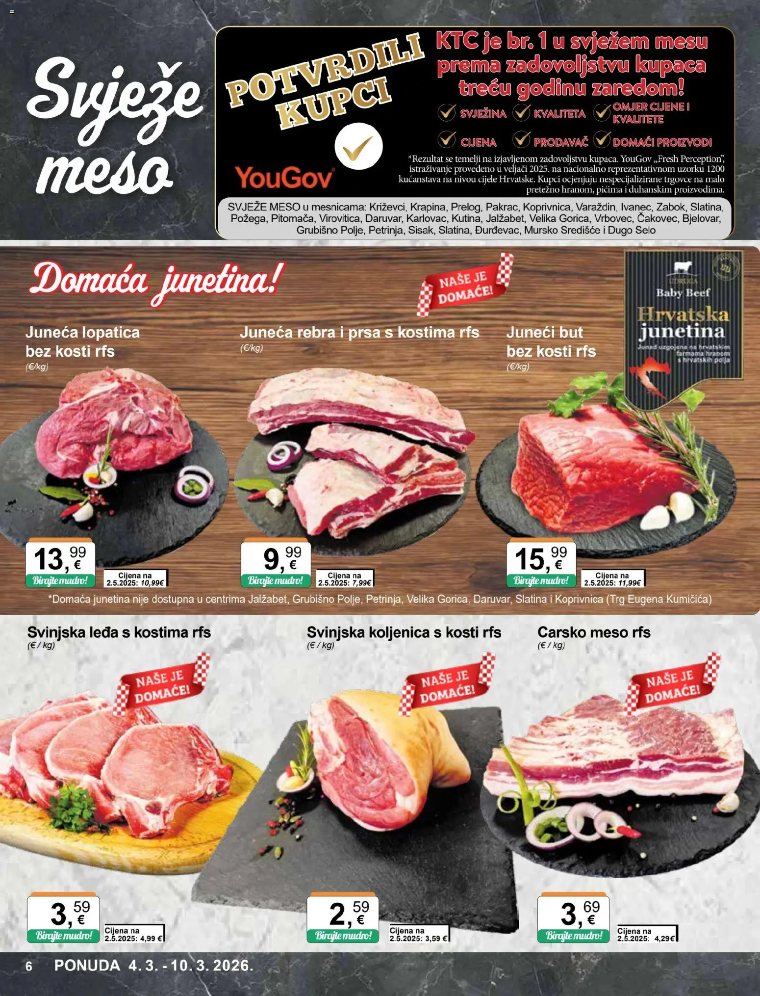 KTC katalog | vrijedi od 04.03.2026 | Stranica: 6 | Proizvodi: Juneći but, Carsko meso, Meso, Lopatica