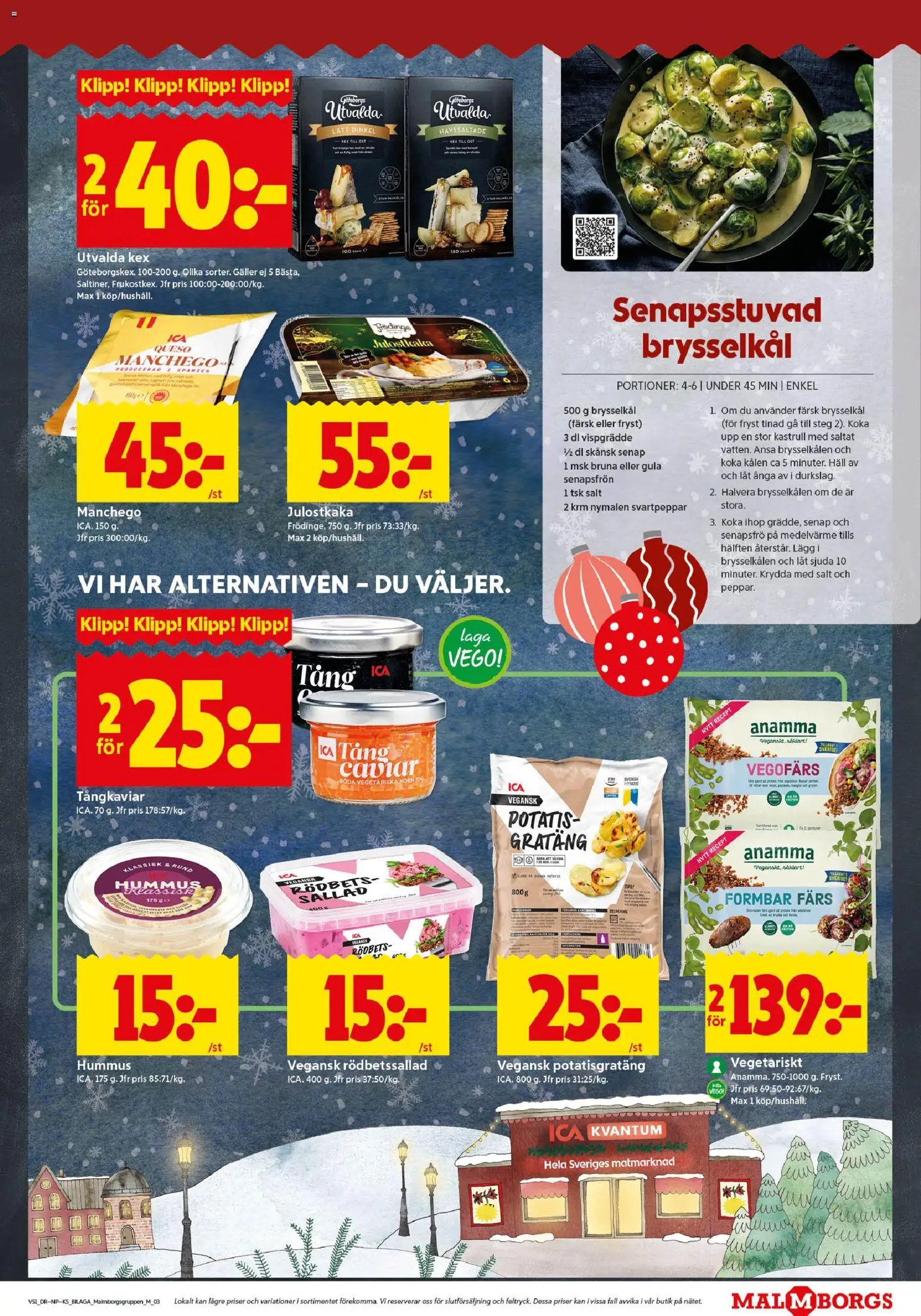 ICA Kvantum reklamblad aktuell från 15.12.2025 | Sida: 19 | Produkter: Senap, Galler, Potatisgratäng, Ost
