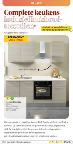 Brico - Onze opbergingcatalogus - Voorbeeld van een folder van Brico, geldig van 20.02.2026 | Pagina: 28 | Producten: Kookplaat, Keukenblok