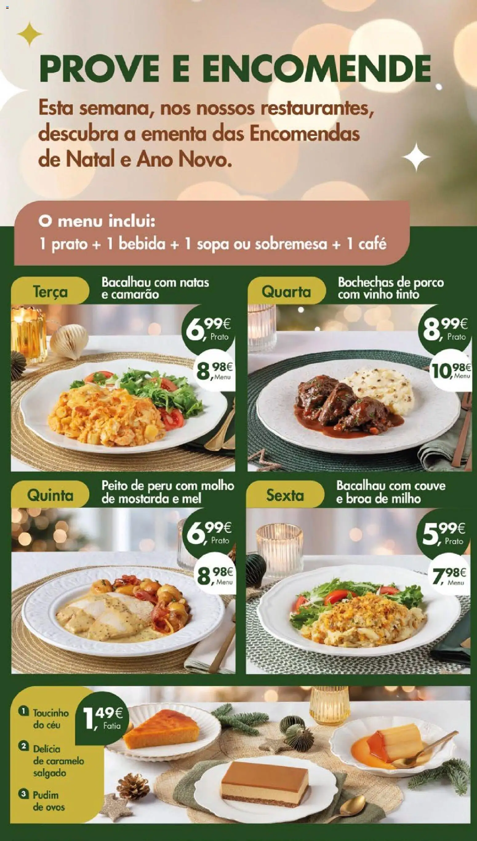 Pingo Doce folheto │ válido de 02.12.2025 | Página: 2 | Produtos: Bacalhau, Peito de peru, Milho, Vinho tinto