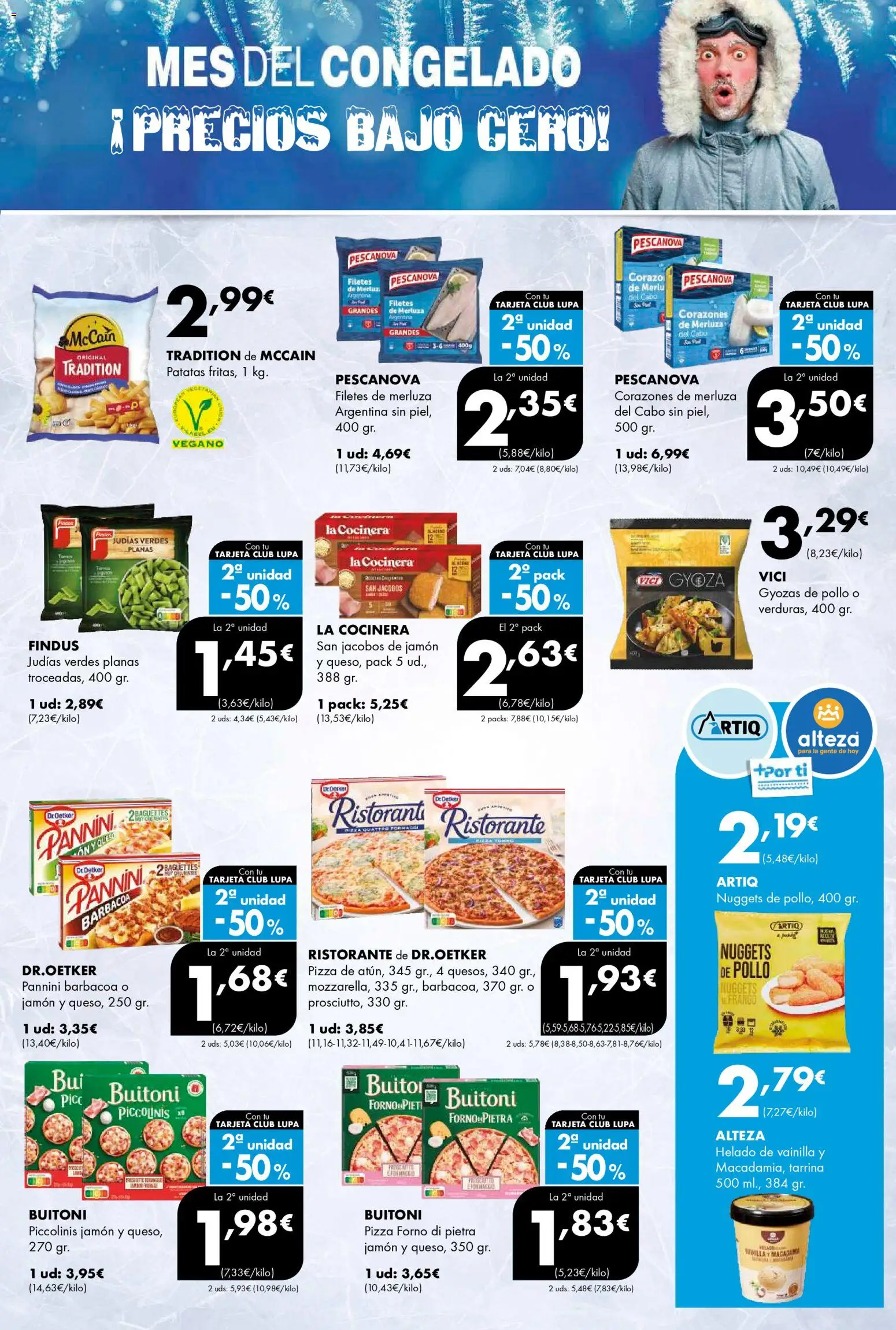 Lupa Supermercados folleto │ válido desde el 05.03.2026 | Página: 9 | Productos: Queso, Pizza, Barbacoa, Nuggets