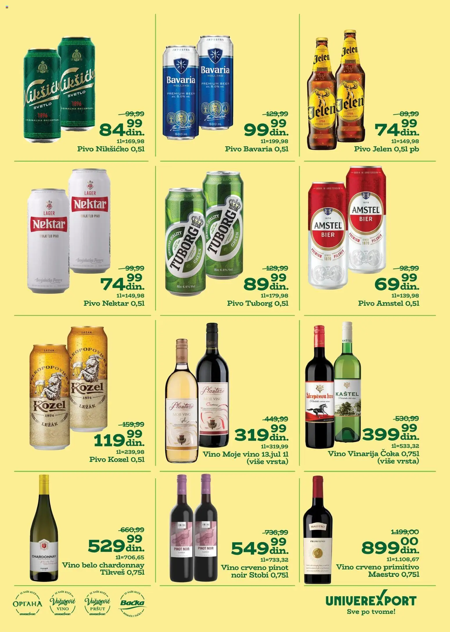 Univerexport katalog - važi od 24.11.2025 | Strana: 23 | Proizvode: Amstel, Nektar, Vino, Pivo