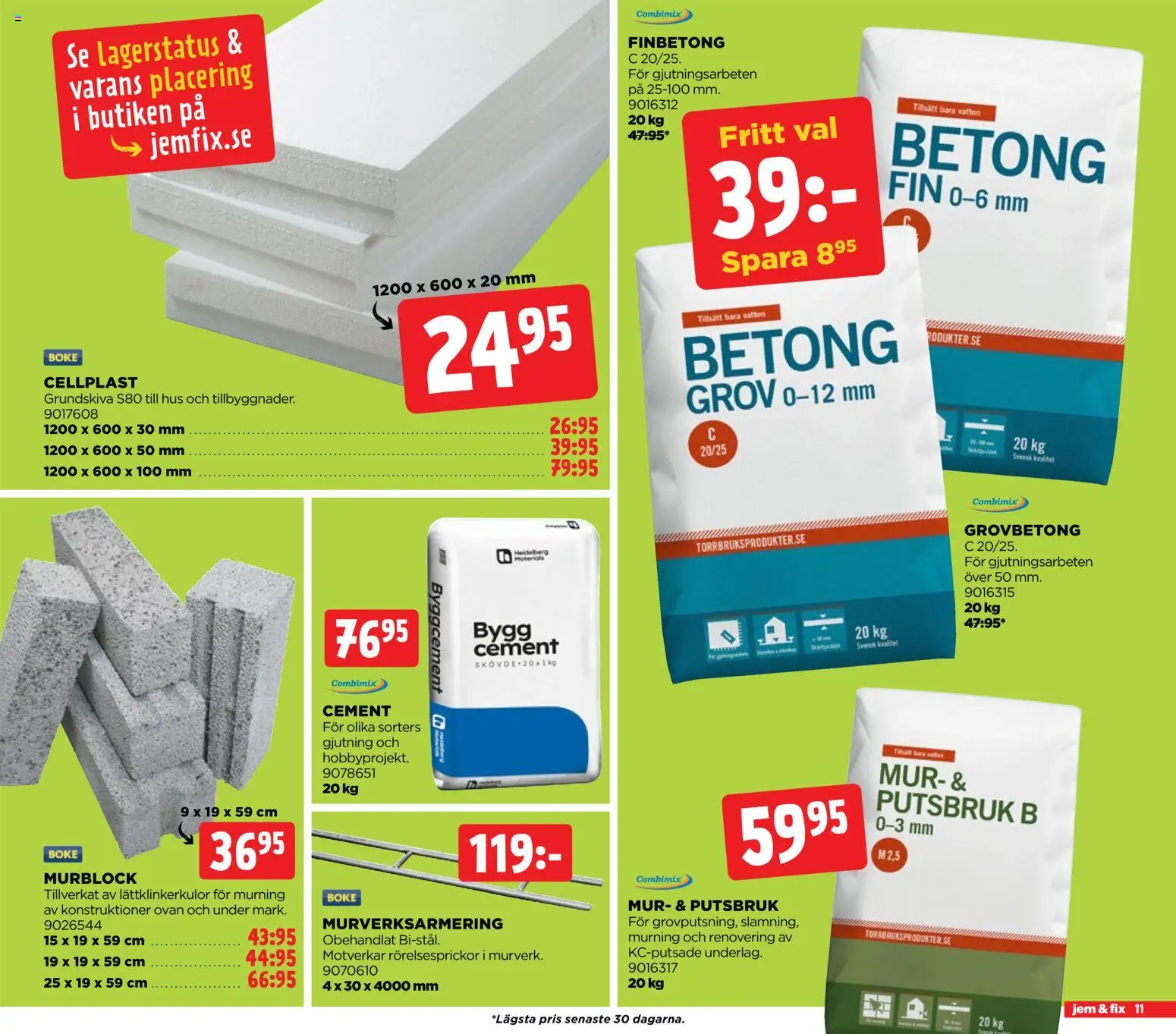 Jem & Fix reklamblad aktuell från 05.04.2026 | Sida: 11