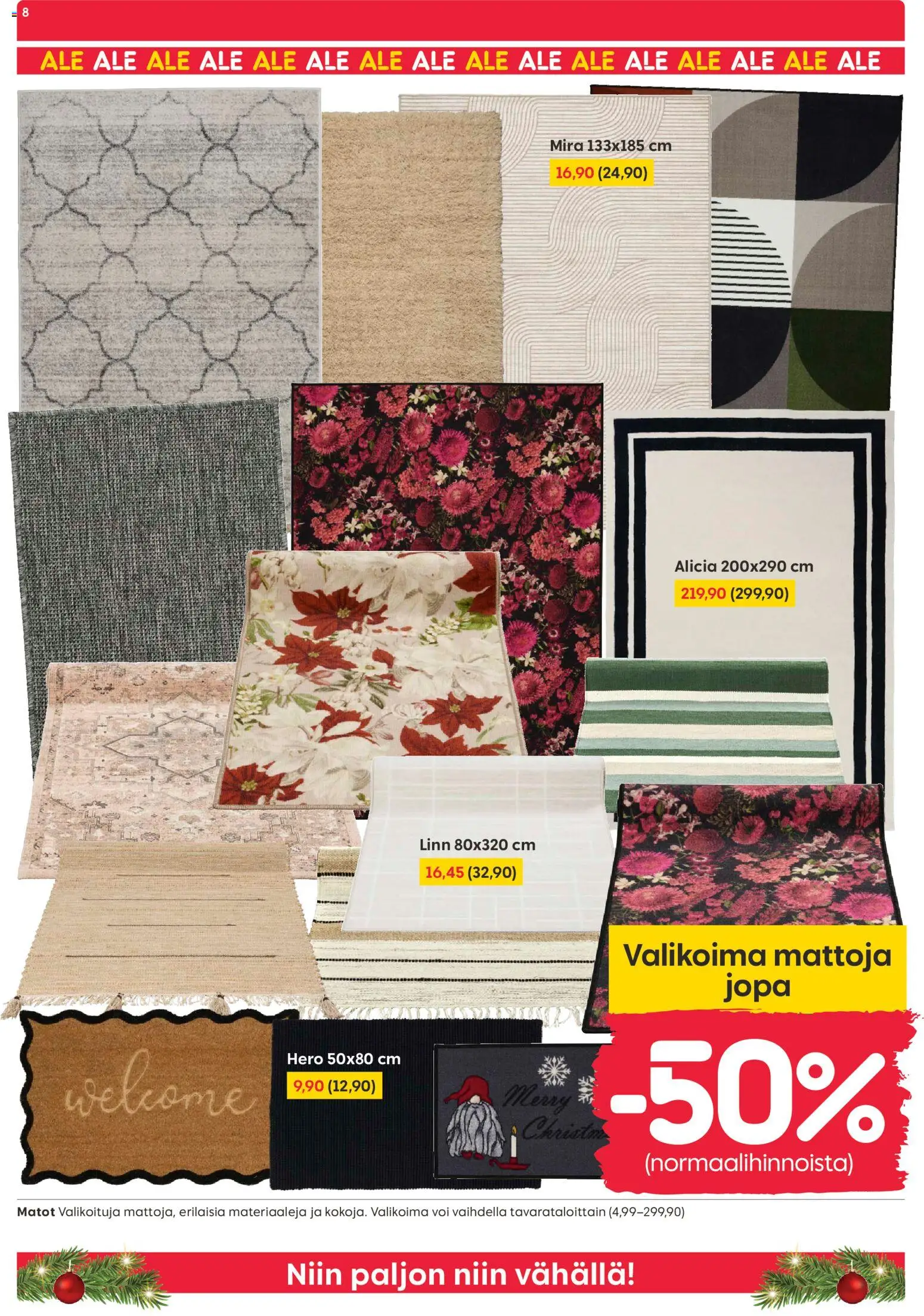 Rusta tarjoukset – voimassa 24.12.2025 alkaen | Sivu: 8 | Tuotteet: Matot, Voi