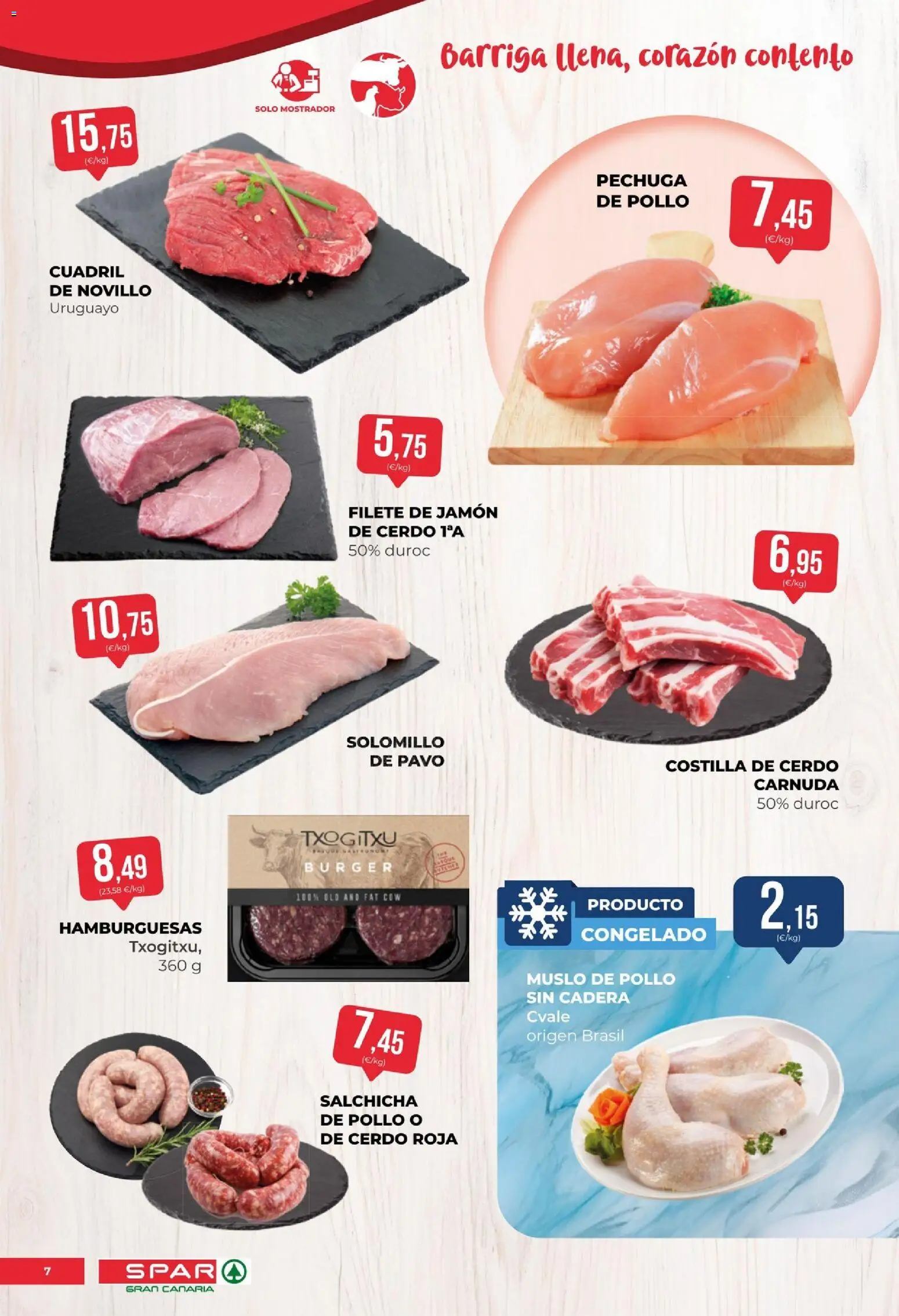 Spar - folleto │ válido desde el 20.03.2026 | Página: 7 | Productos: Jamón, Cerdo, Costilla de cerdo, Filete