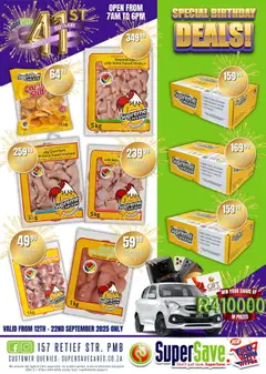 New Super Save catalogue – valid from 16.09.2025 | Page: 55 | Products: Chicken, Burgers, Water