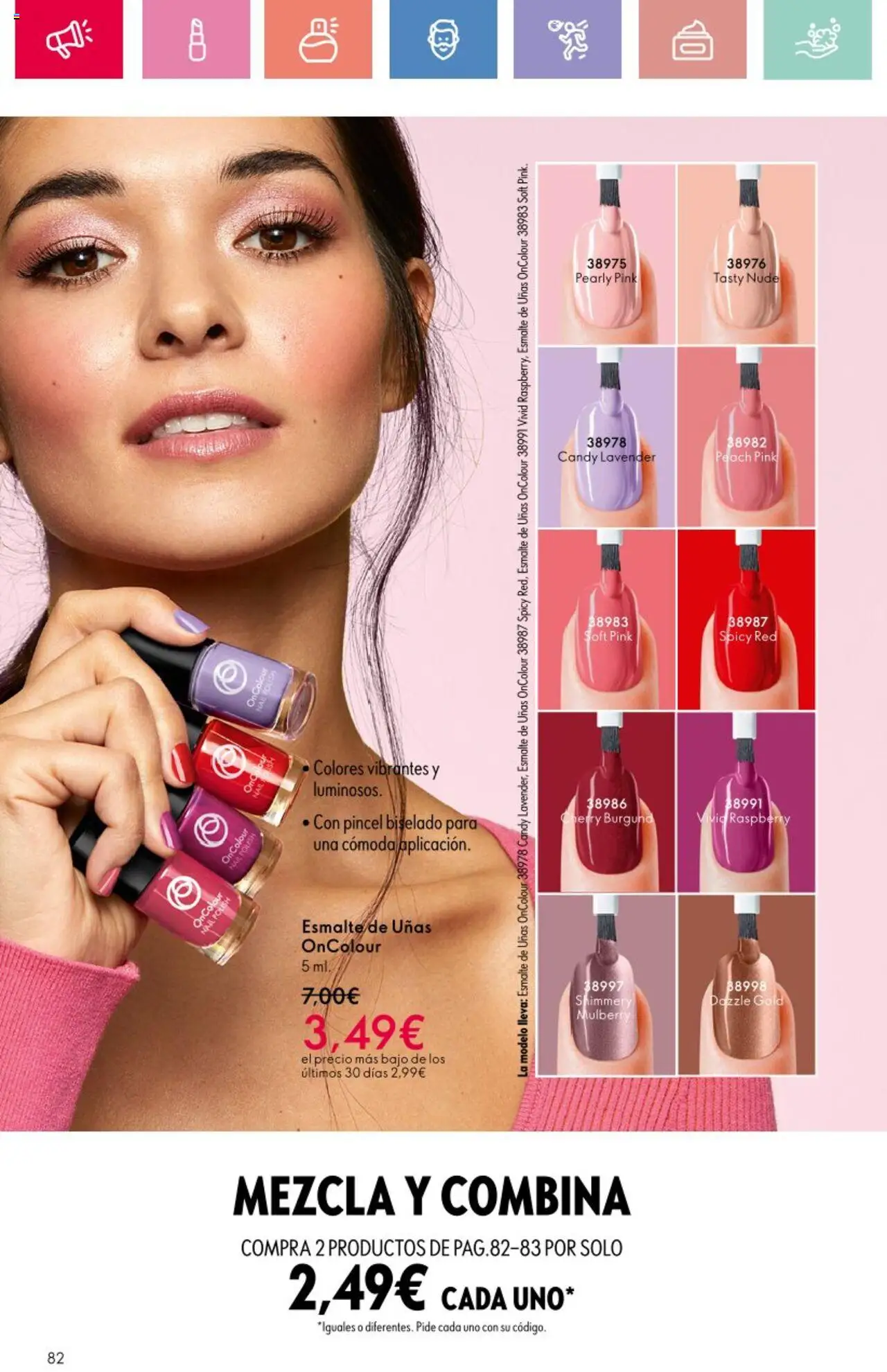 Oriflame - Catálogo Campaña 11 │ válido desde el 03.08.2025 | Página: 82 | Productos: Esmalte de uñas