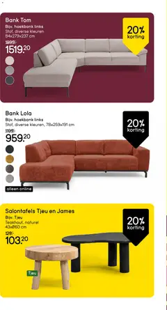 Leen Bakker - Folder - Voorbeeld van een folder van Leen Bakker, geldig van 22.12.2025 | Pagina: 12 | Producten: Bank, Papier blanc