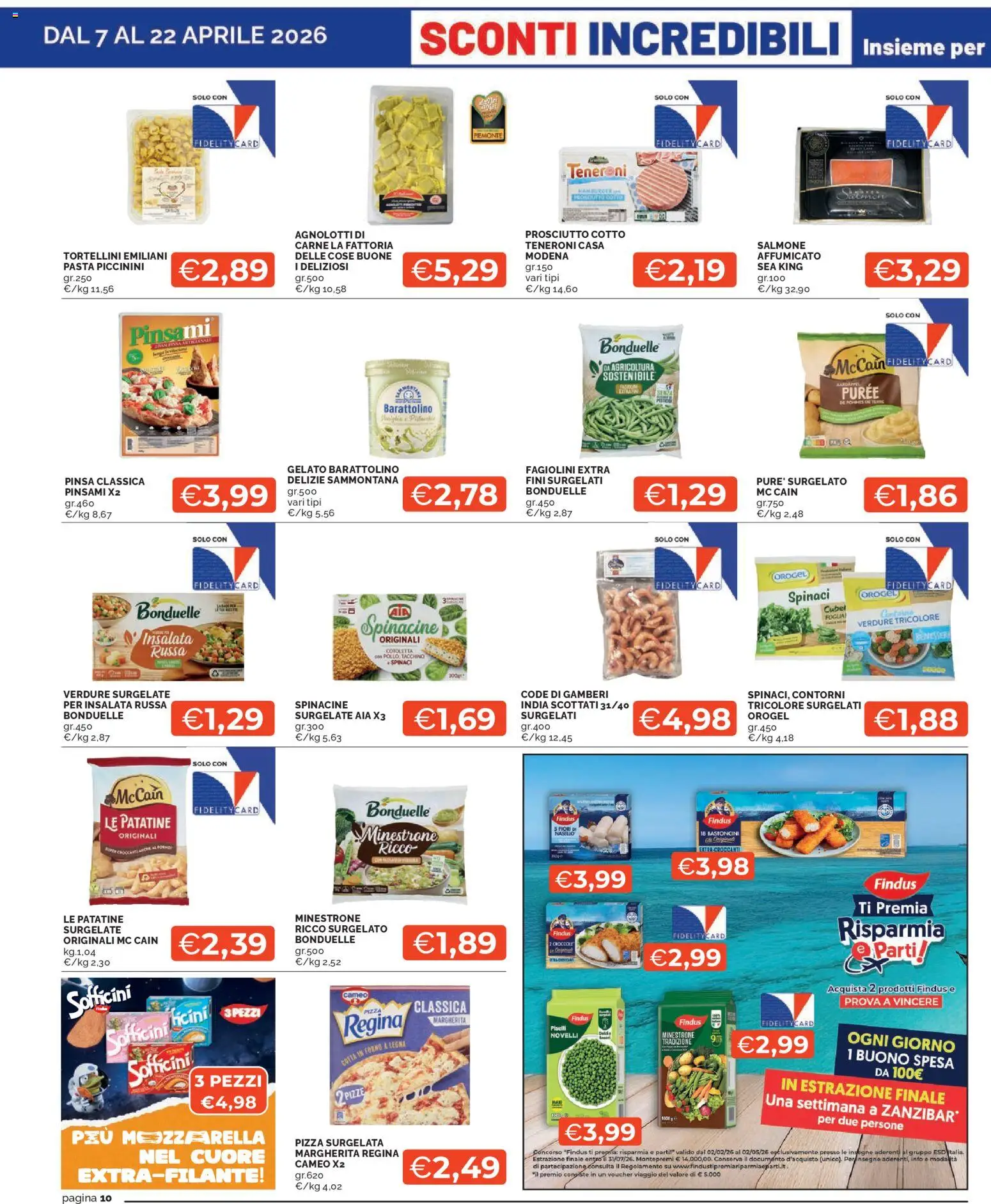 Volantino Mercatò del 07.04.2026 | Pagina: 10 | Prodotti: Patatine, Broccoli, Hamburger, Insalata russa