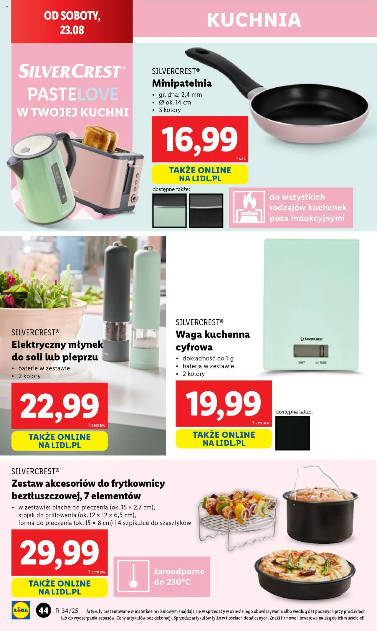 Lidl Katalog od 18.08.2025 | Strona: 46 | Produkty: Waga, Baterie, Młynek, Bateria