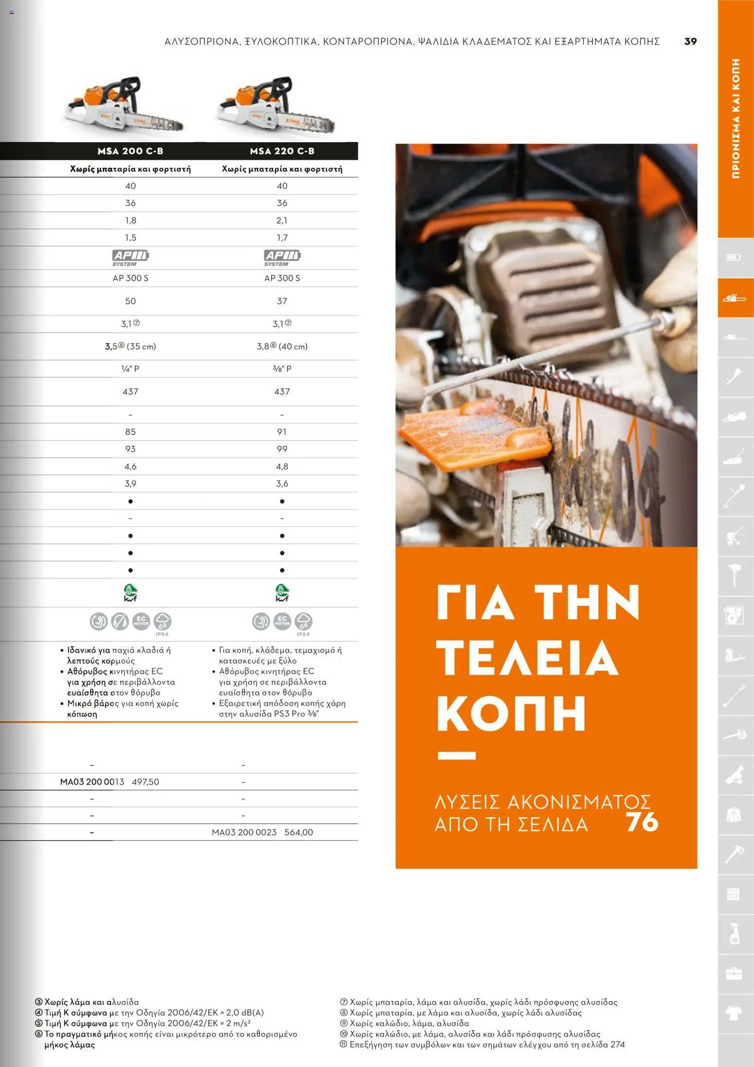Stihl - Κατάλογος – σε ισχύ από 01.02.2026 | Σελίδα: 40