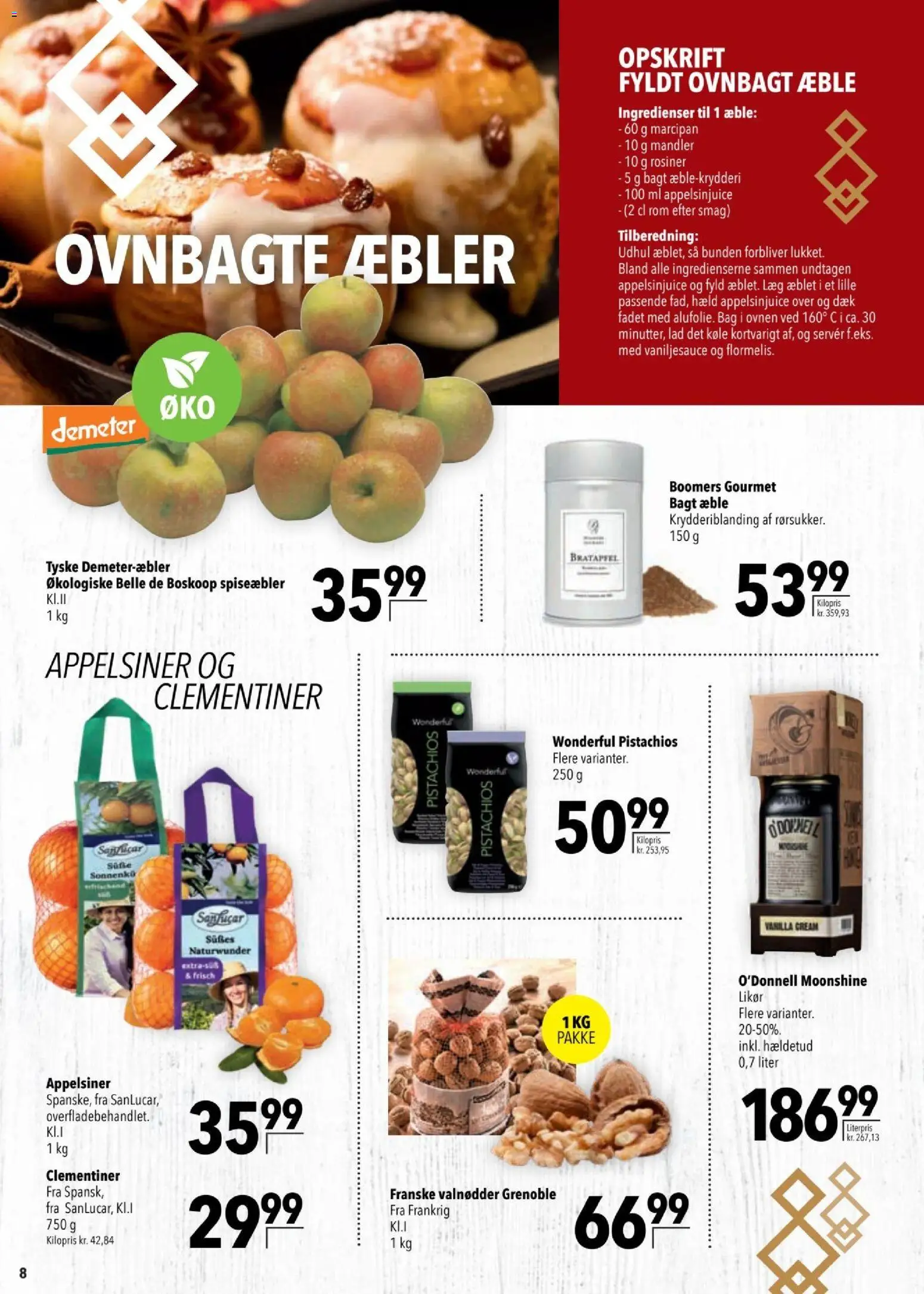 CITTI tilbudsavis – gyldig fra 26.11.2025 | Side: 8 | Produkter: Appelsiner, Valnødder, Rosiner, Rom