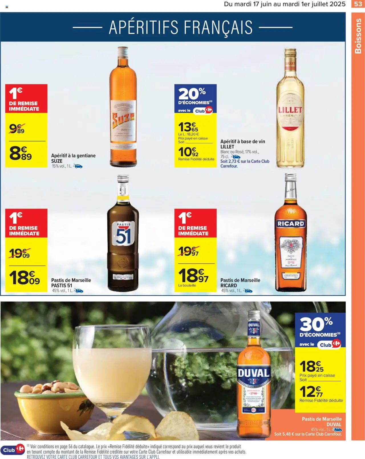  | Page: 55 | Produits: Ricard, Base, Vin, Pastis 51