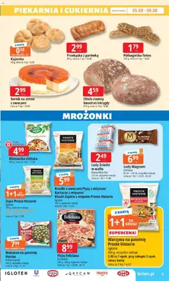 E.Leclerc Gazetka od 05.08.2025 | Strona: 5 | Produkty: Chleb ciemny, Piekarnia, Kluski śląskie, Chleb