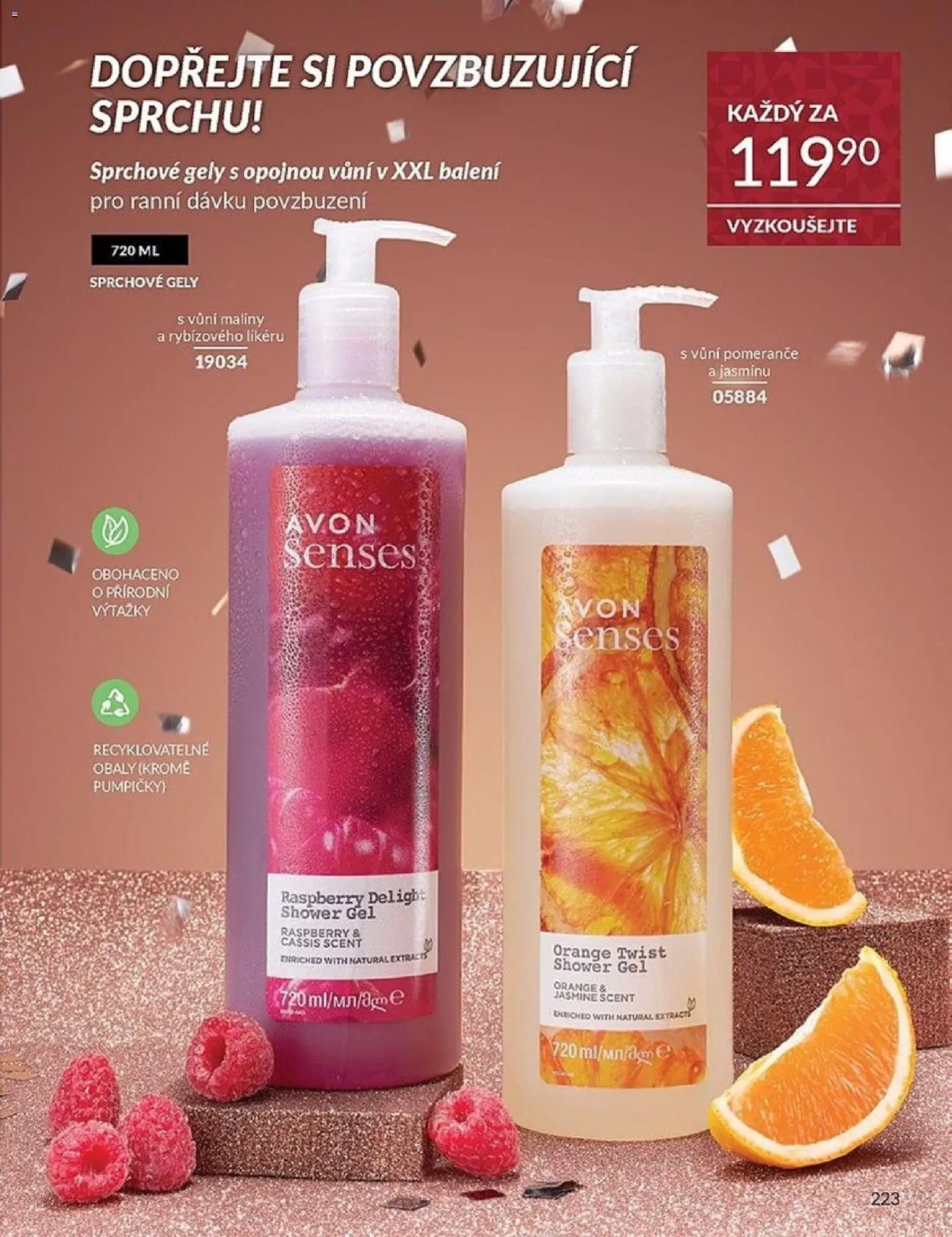 Avon Black Friday od 01.11.2025 | Strana: 223 | Produkty: Pomeranče, Maliny