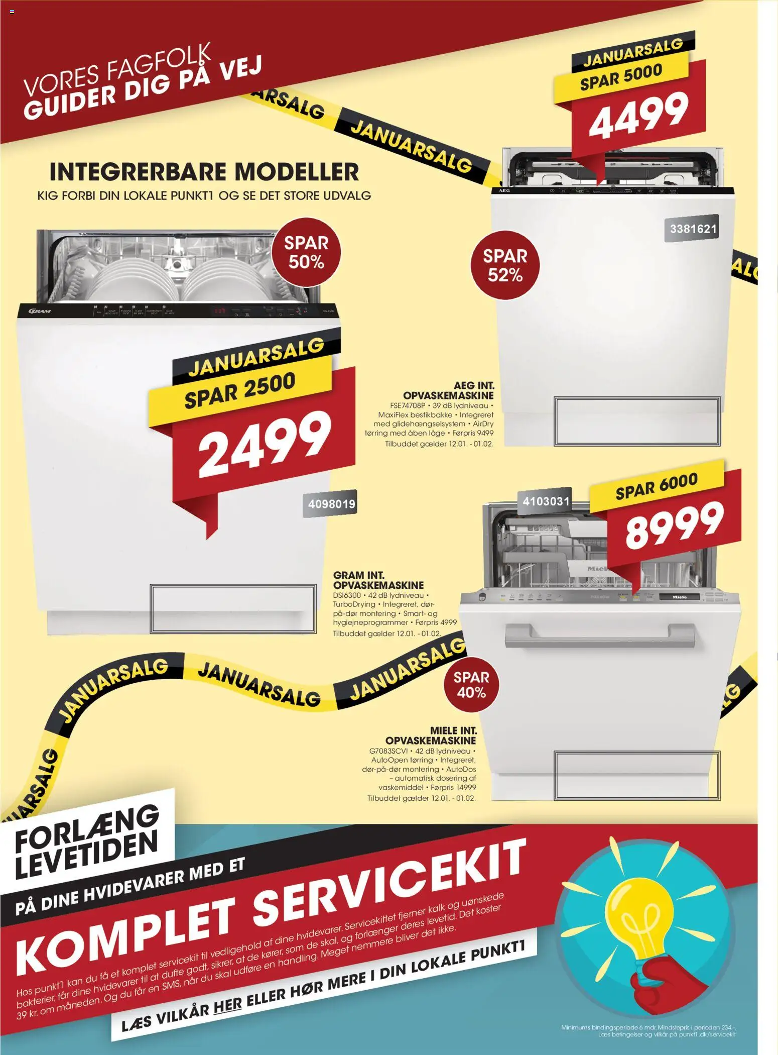 Punkt1 tilbudsavis – gyldig fra 12.01.2026 | Side: 5 | Produkter: Æg, Søm, Opvaskemaskine
