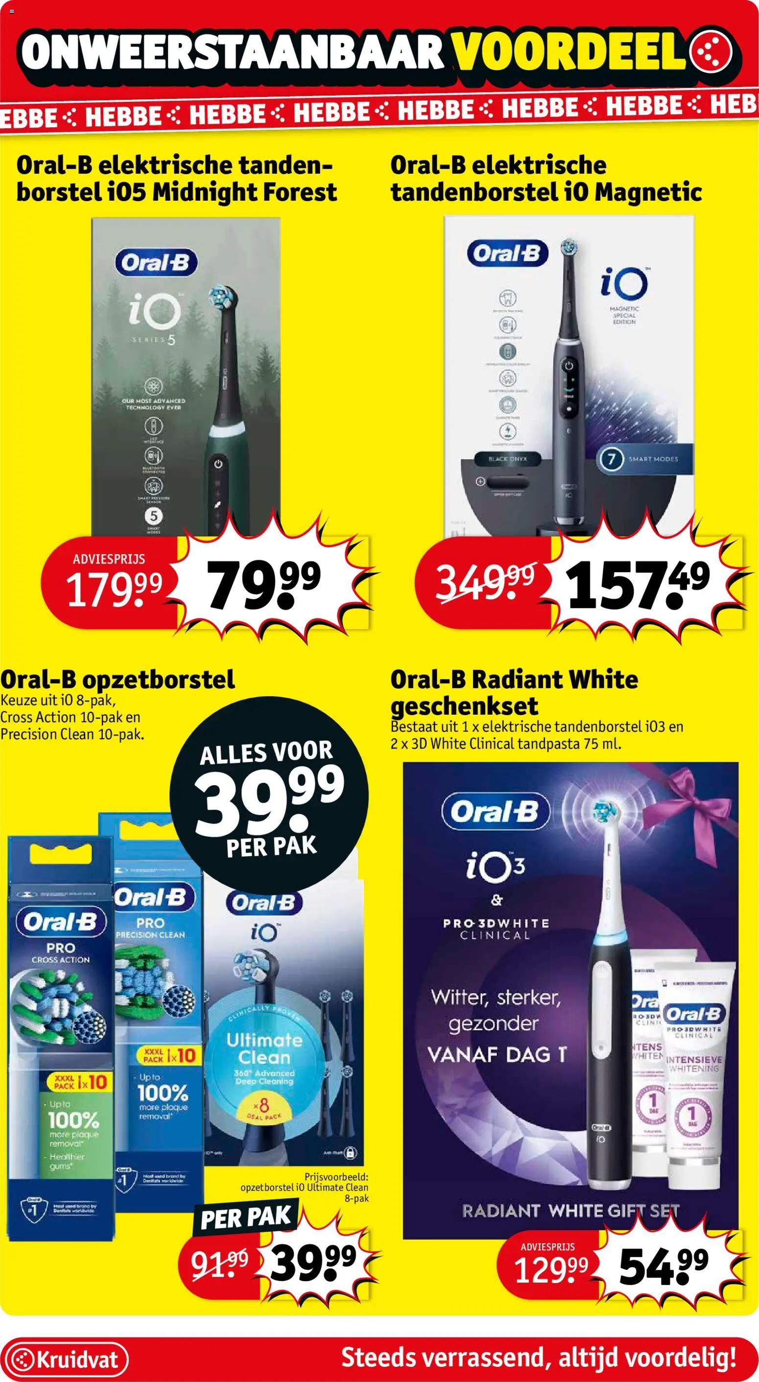 {H1} | Pagina: 55 | Producten: Elektrische tandenborstel, Borstel, Tandpasta, Tandenborstel