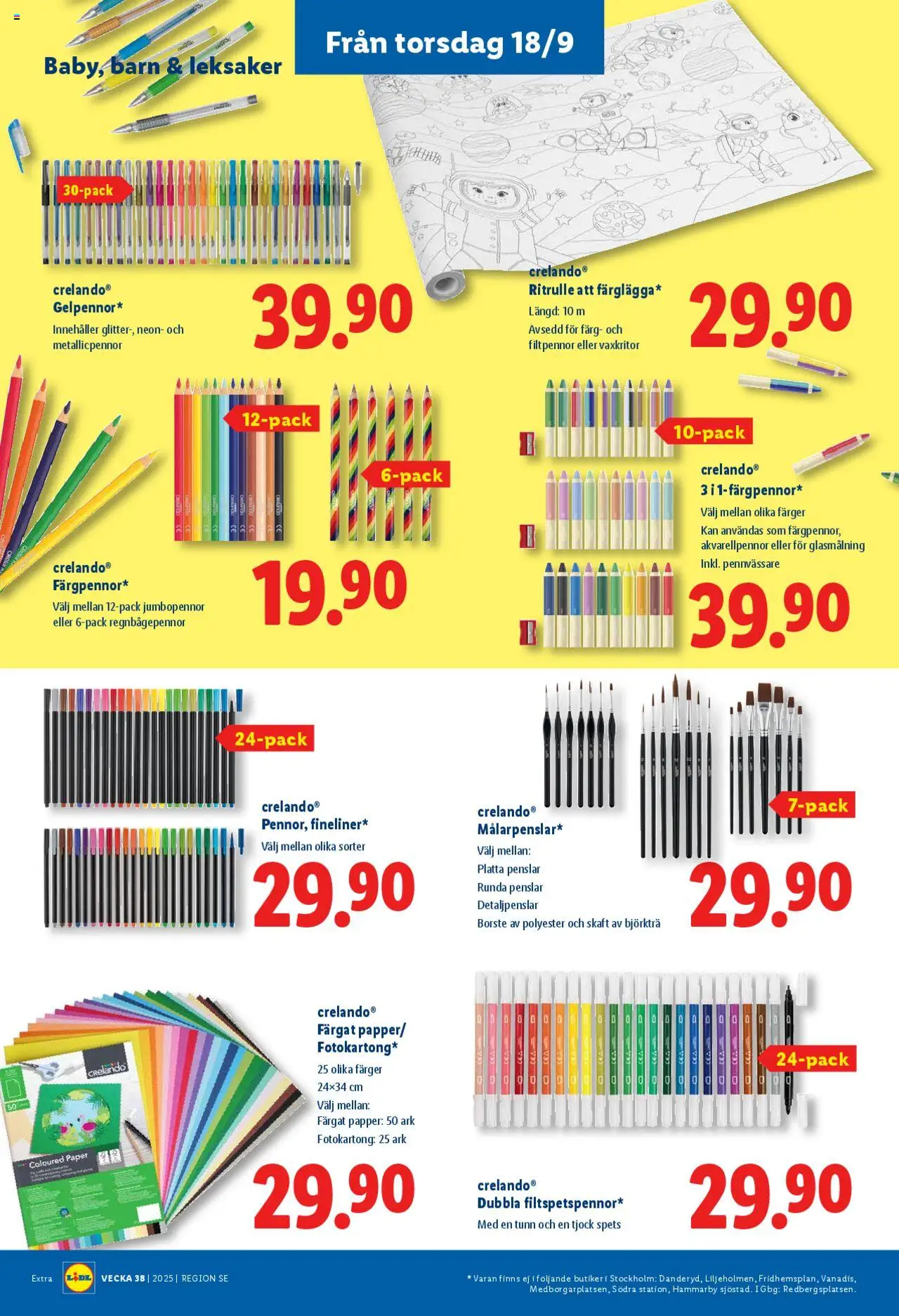 Lidl reklamblad aktuell från 15.09.2025 | Sida: 25 | Produkter: Pennvässare, Papper