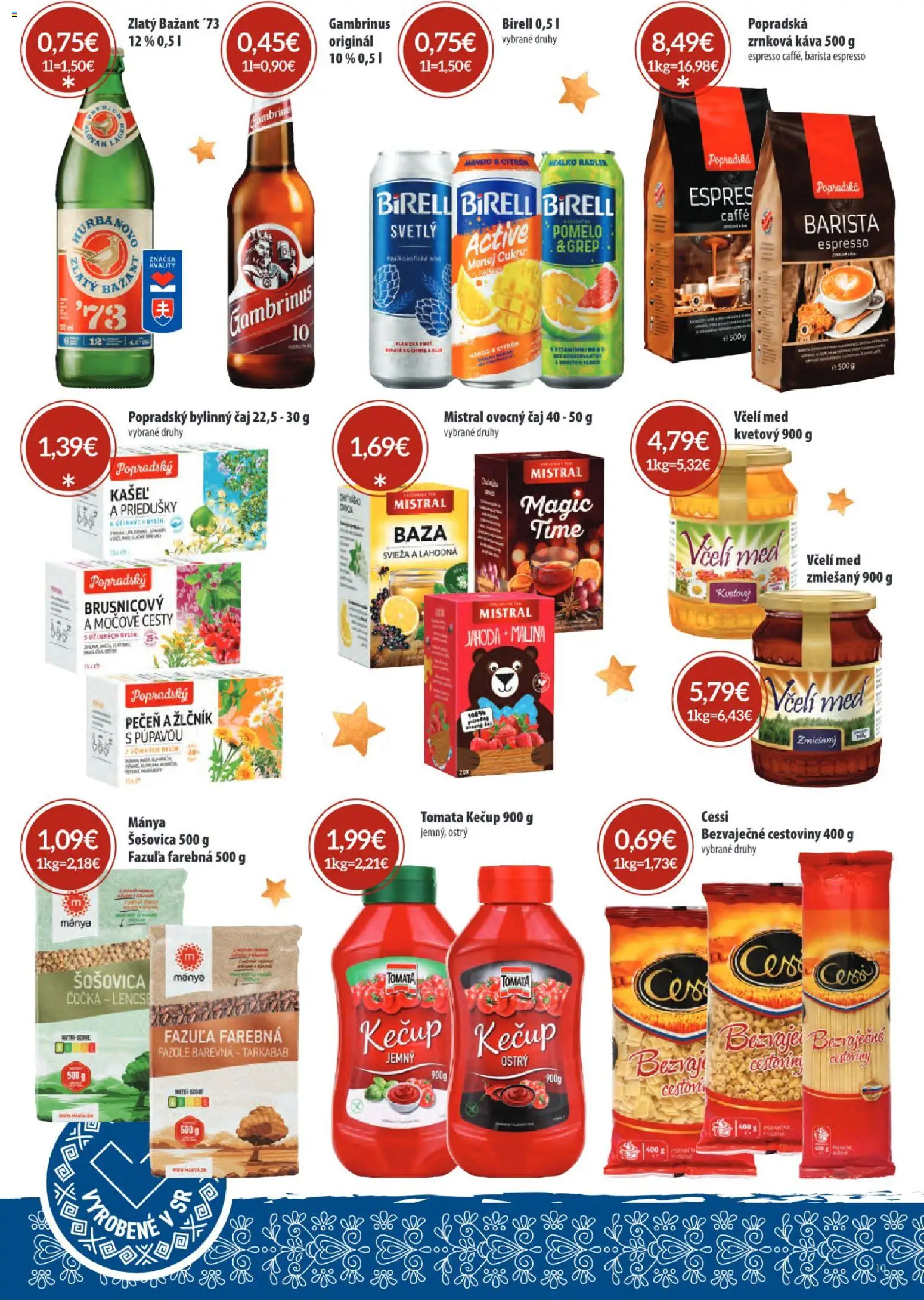 Nové Sintra akcie – leták je platný od 15.12.2025 | Strana: 10 | Produkty: Cestoviny, Fazuľa, Radler, Pomelo