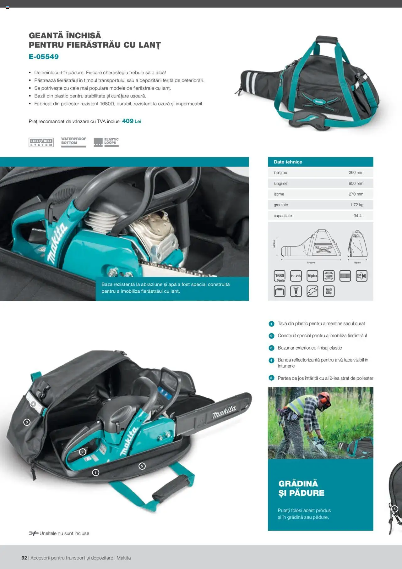 Makita catalog - Accesorii pentru transport si depozitare   – valabil de la 06.09.2021 | Pagină: 92