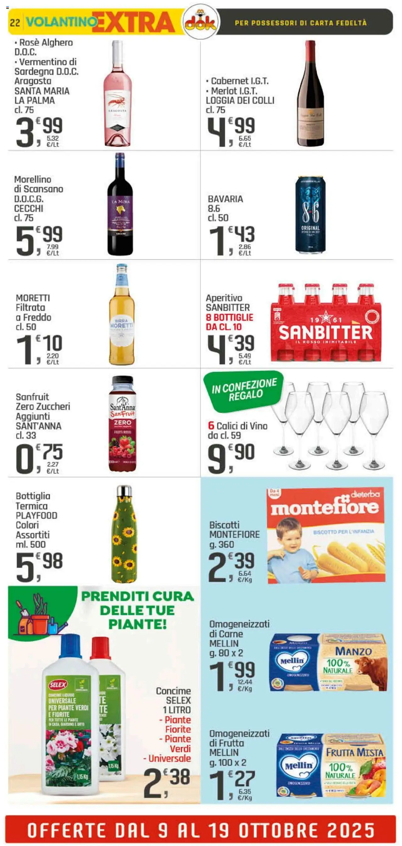 Volantino DOK del 09.10.2025 | Pagina: 22 | Prodotti: Biscotti, Frutta, Bottiglia, Aperitivo
