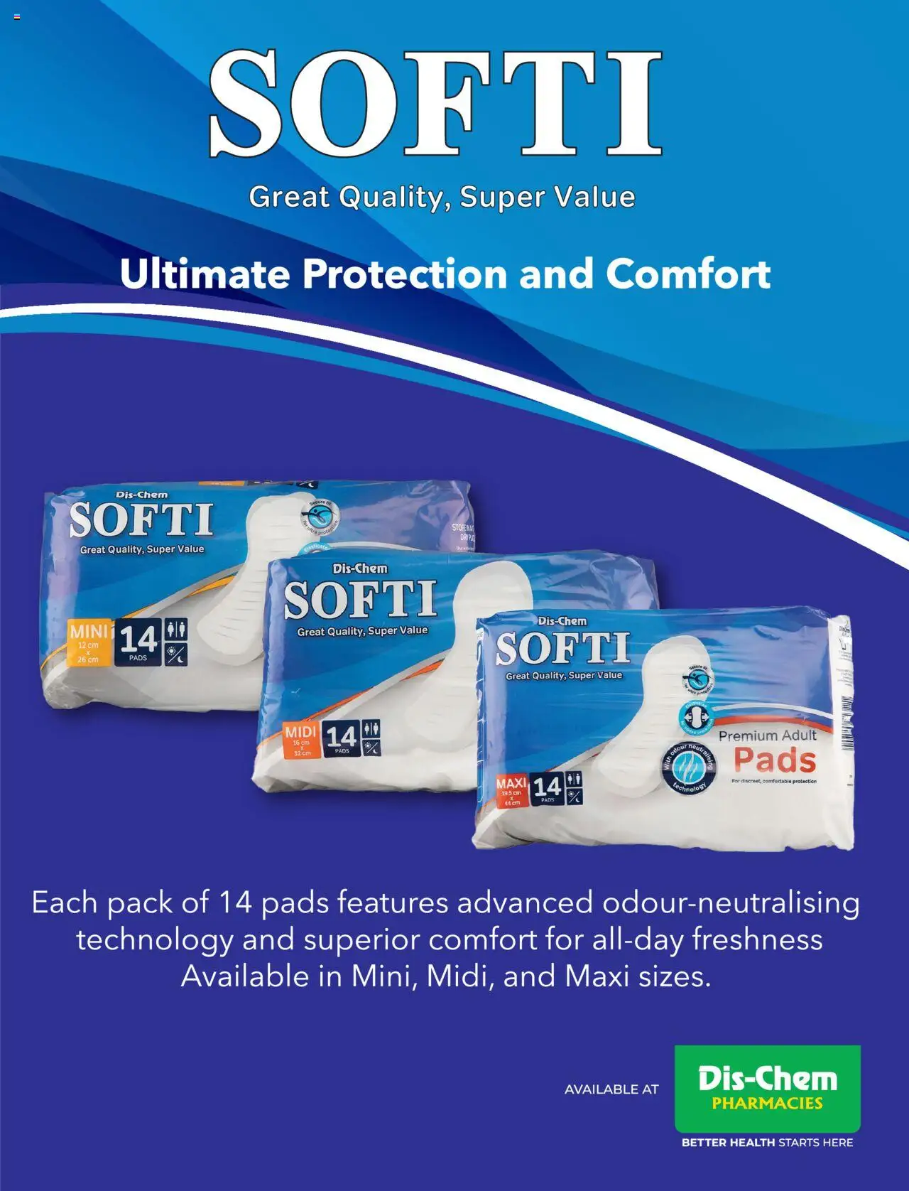Dis-Chem - HomeCare Catalogue │ valid from 01.01.2025 | Page: 4 | Products: Pads