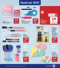 Aldi folder week 1 - Voorbeeld van een folder van Aldi, geldig van 05.01.2026 | Pagina: 27 | Producten: Markeerstift