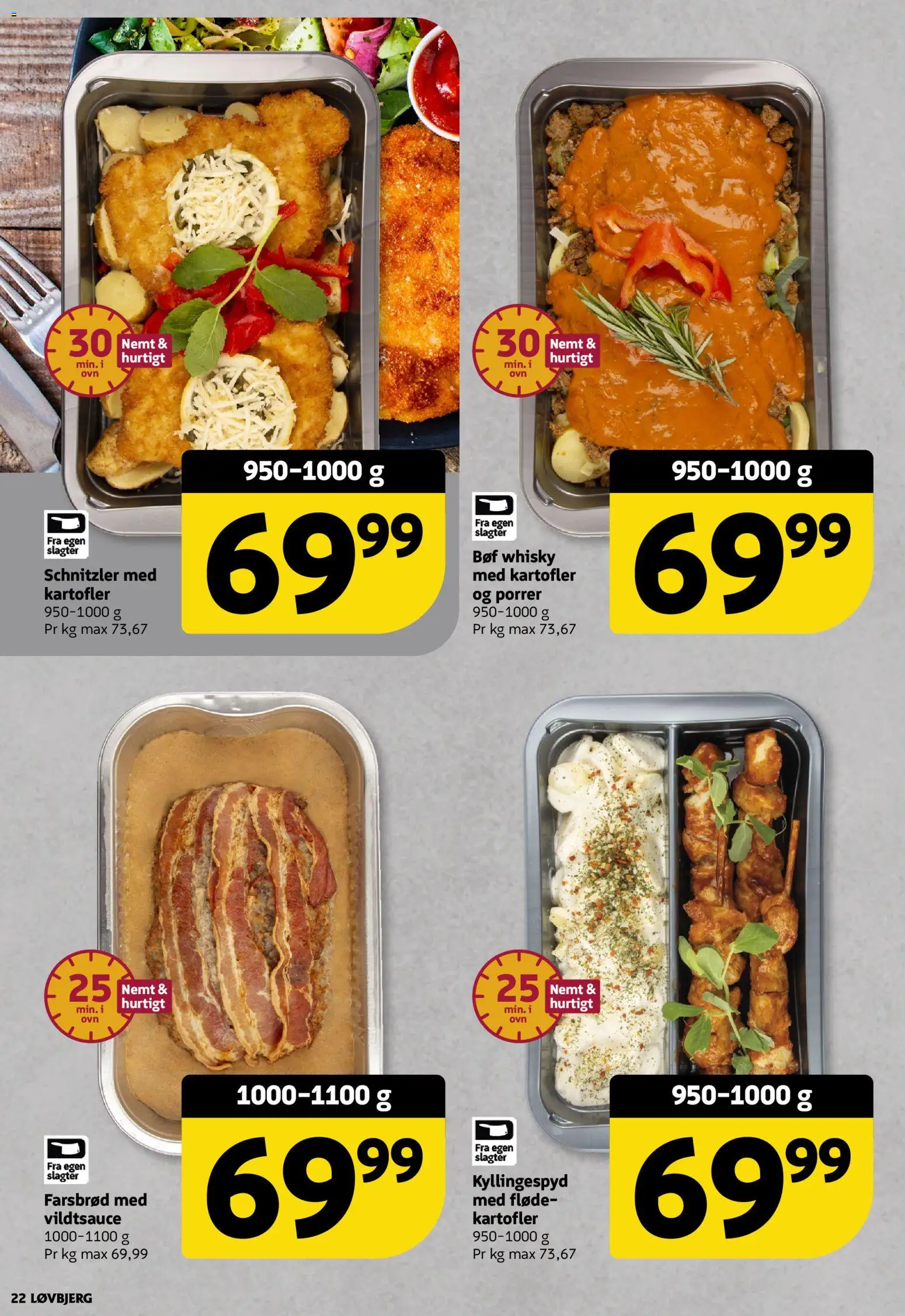 Løvbjerg tilbudsavis – gyldig fra 20.02.2026 | Side: 22 | Produkter: Fløde, Whisky, Kartofler, Schnitzler