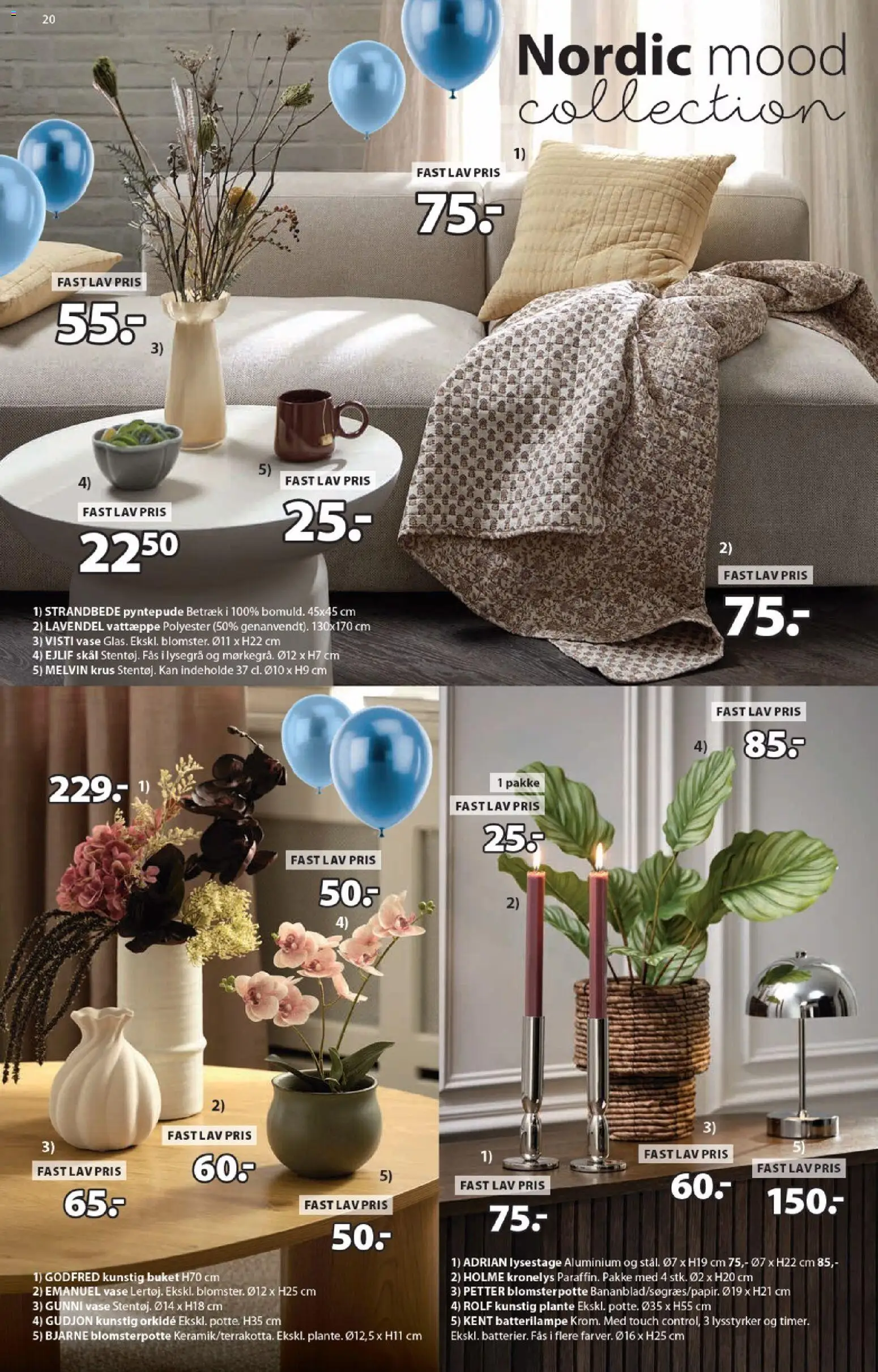 JYSK tilbudsavis – gyldig fra 10.04.2026 | Side: 20 | Produkter: Vase