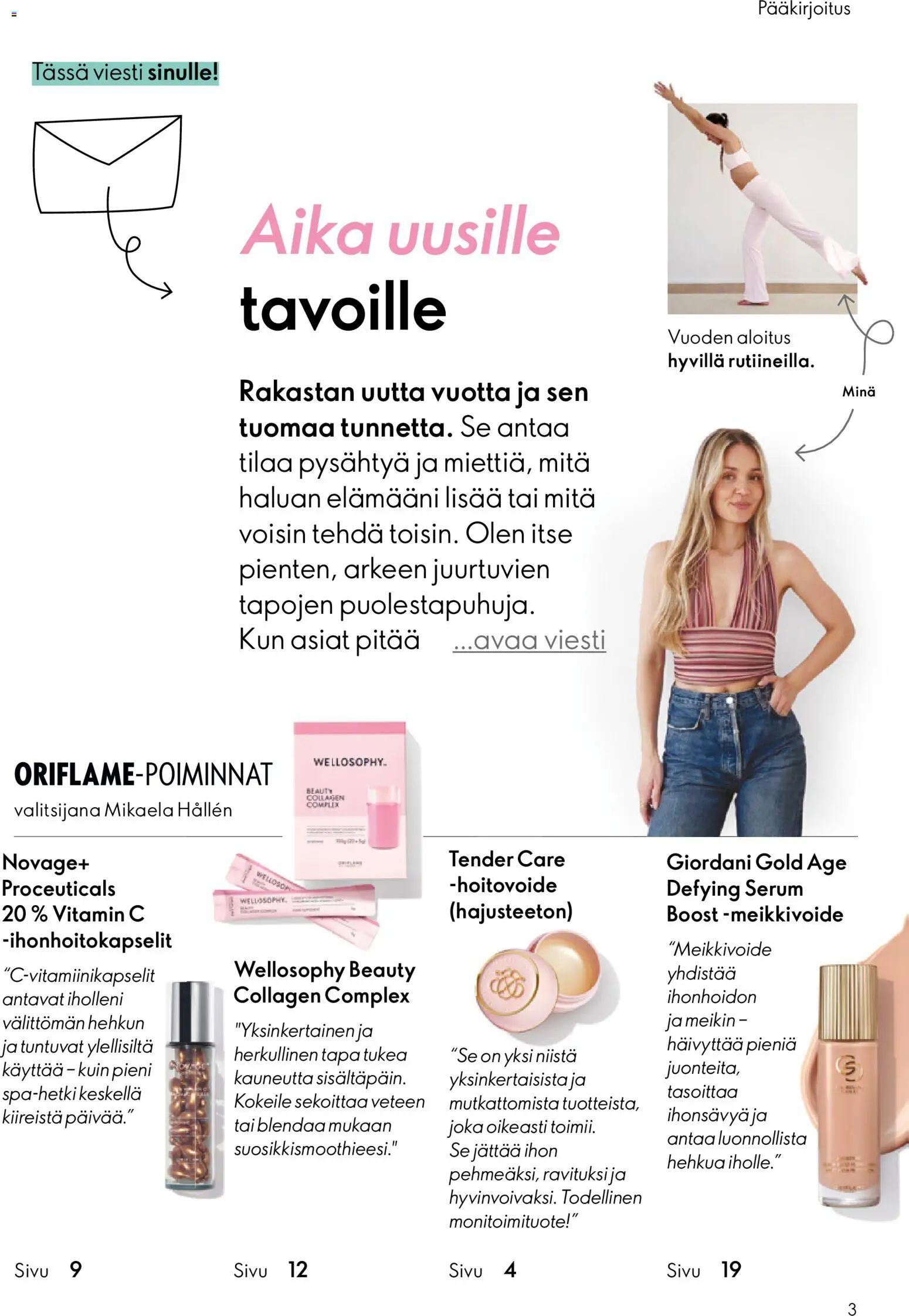 Oriflame - Esite 01 – voimassa 31.12.2025 alkaen | Sivu: 3