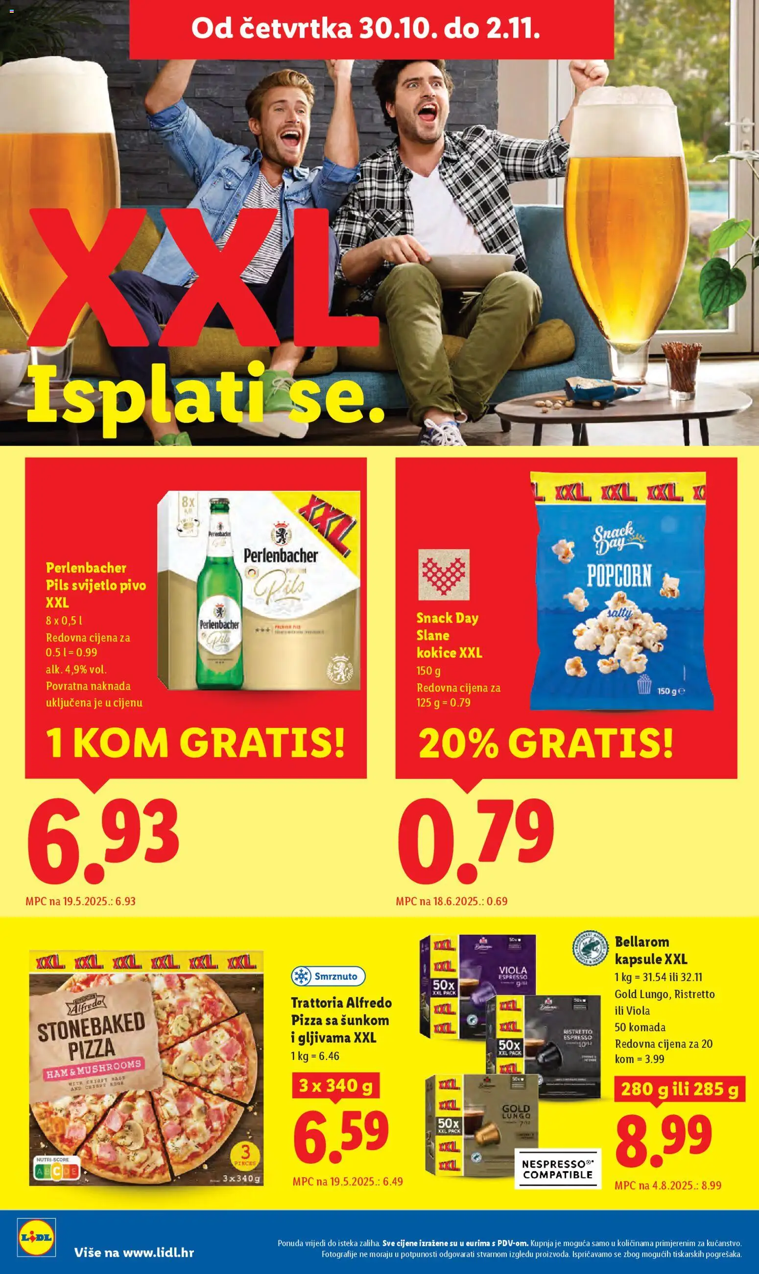 Lidl katalog | vrijedi od 29.10.2025 | Stranica: 10 | Proizvodi: Pizza, Pivo, Kokice