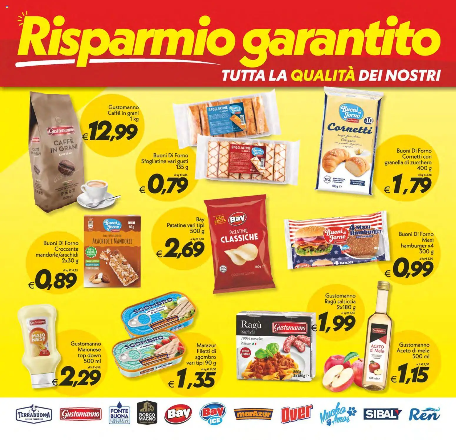 Volantino SuperConveniente del 24.10.2025 | Pagina: 16 | Prodotti: Maionese, Pomodoro, Salsiccia, Ragú